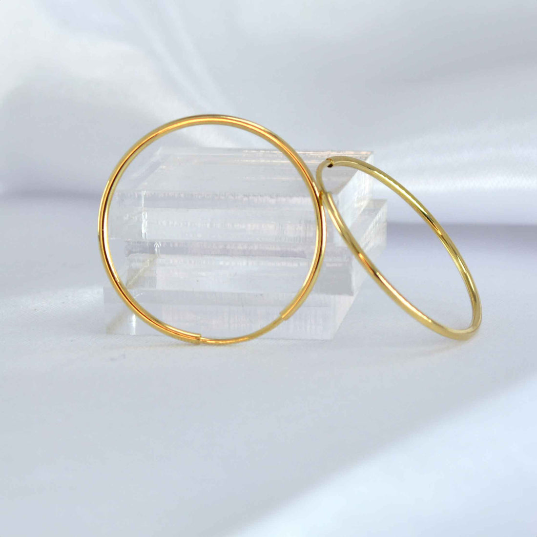 Endless 14K Gold Hoops- 6 Sizes