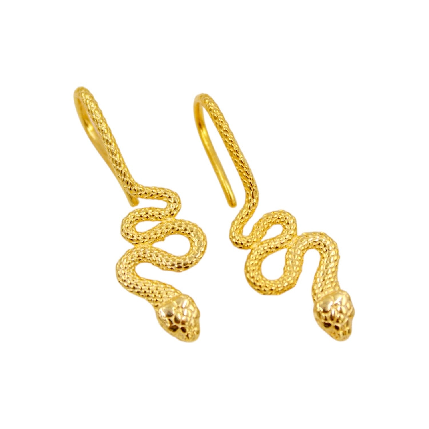 Medusa Snake Earrings