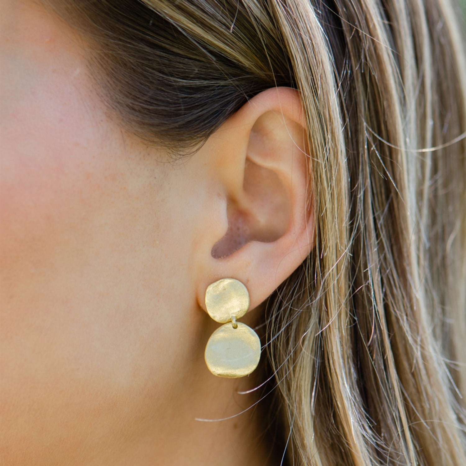 Meshi Coin Earrings