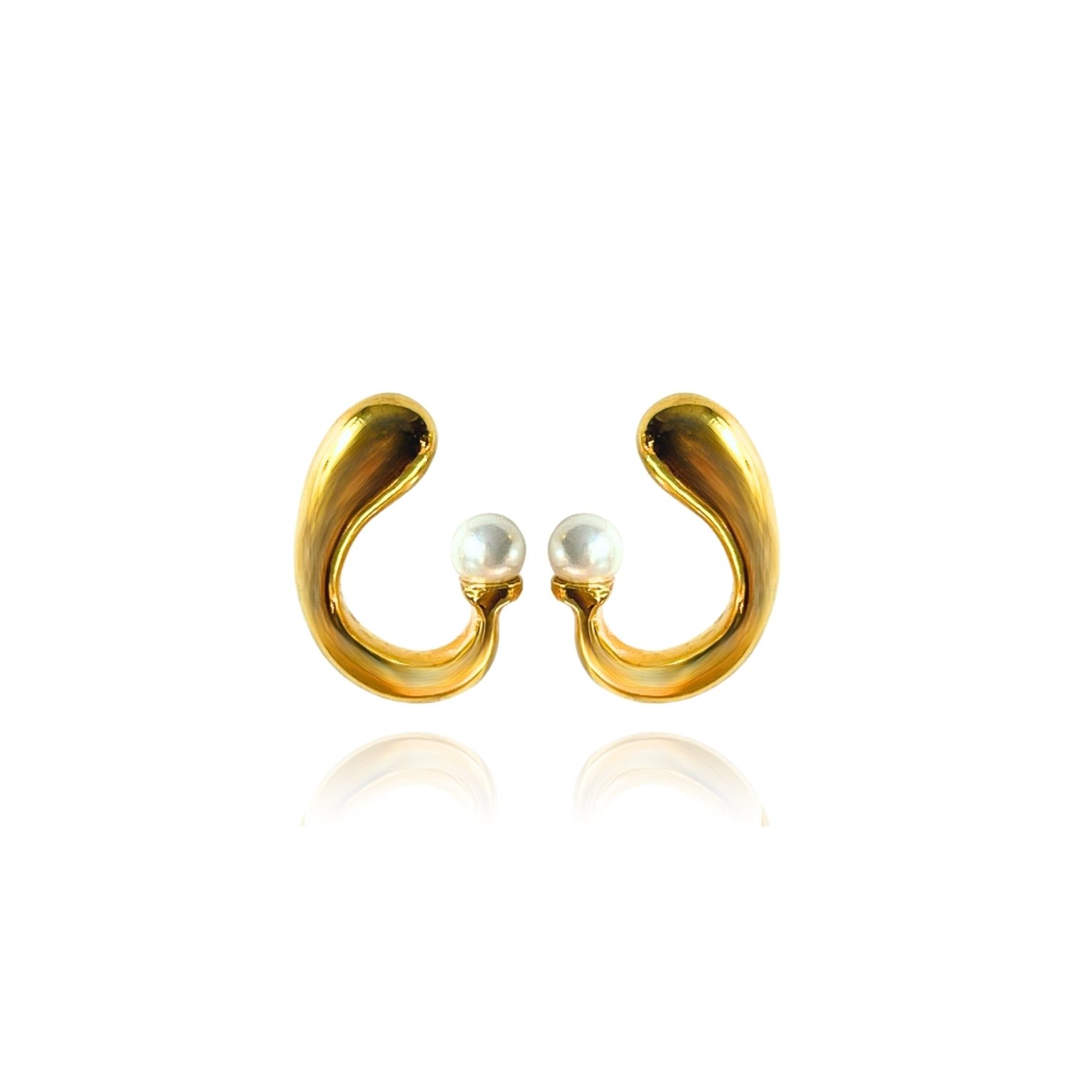 Meya Spiral Hoop Earrings
