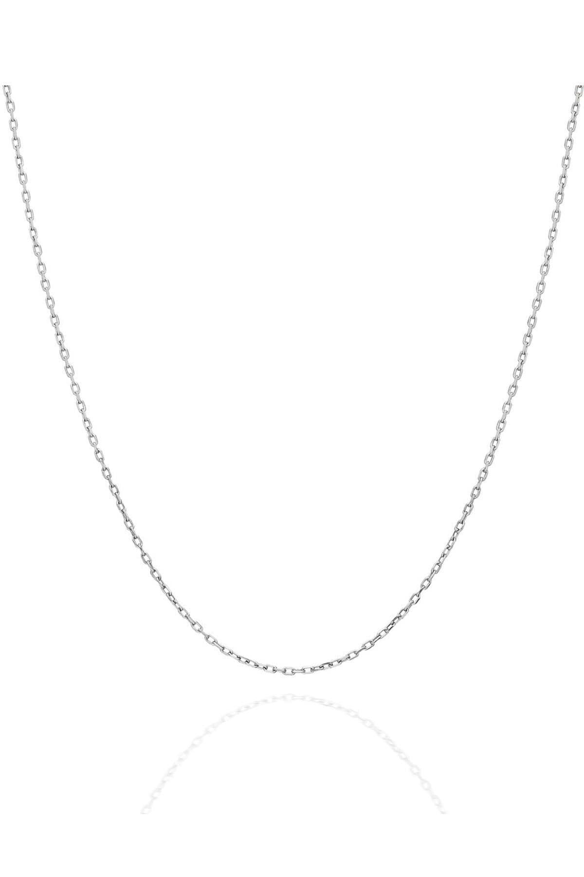 Curb Chain Necklace Sterling Silver - Silver