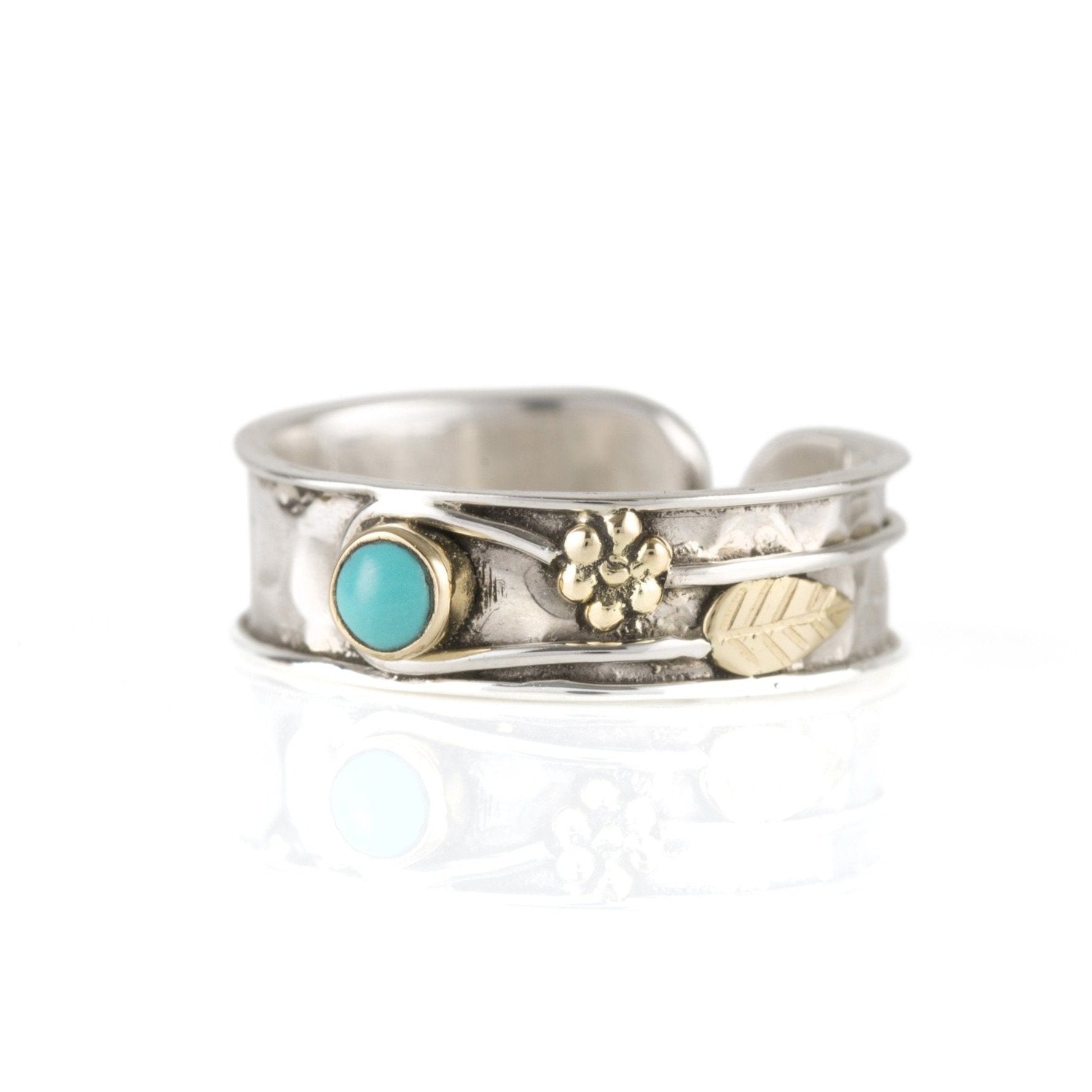 Secret Garden Silver Adjustable Midi Ring Or Toe Ring