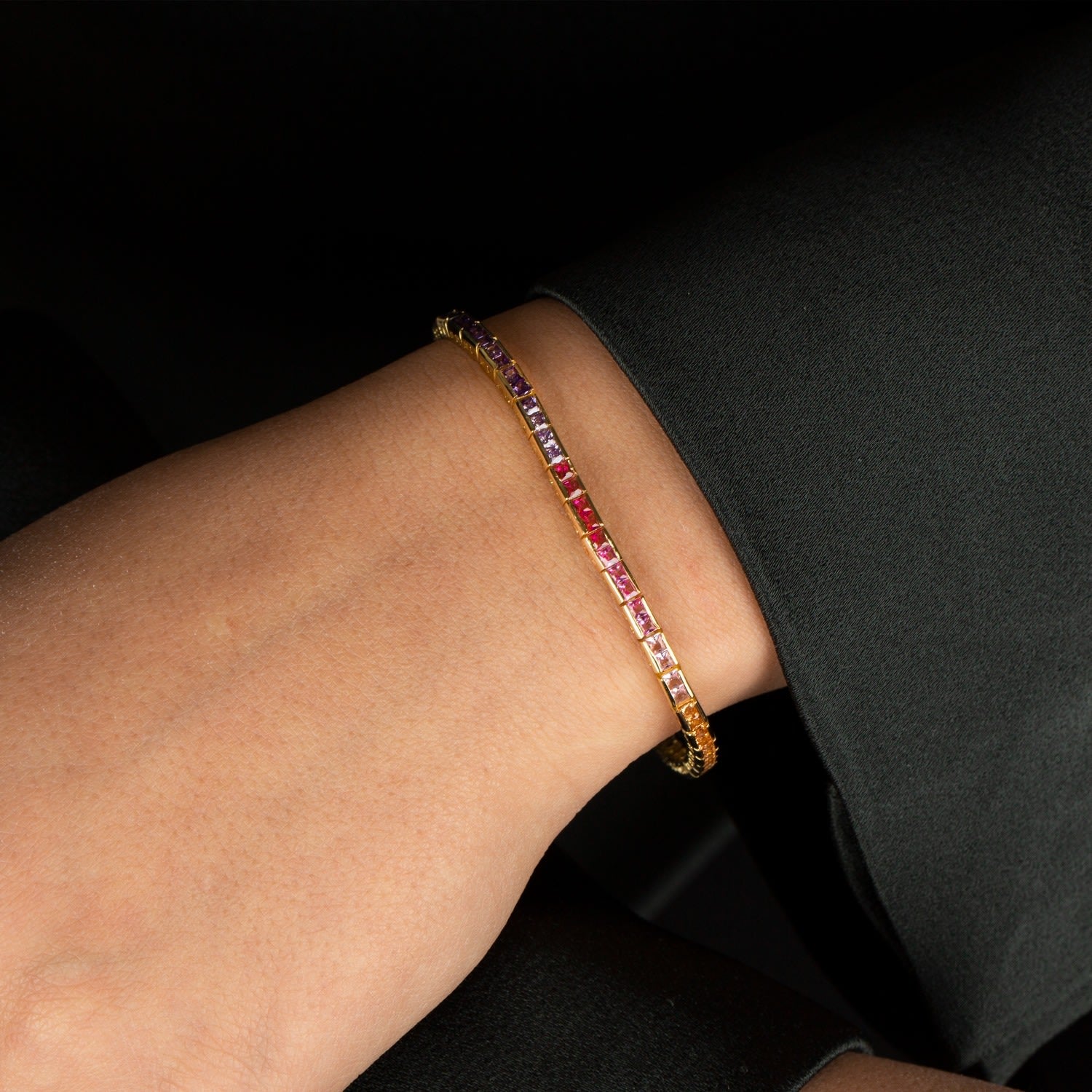 Mia Colorful Tennis Bracelet