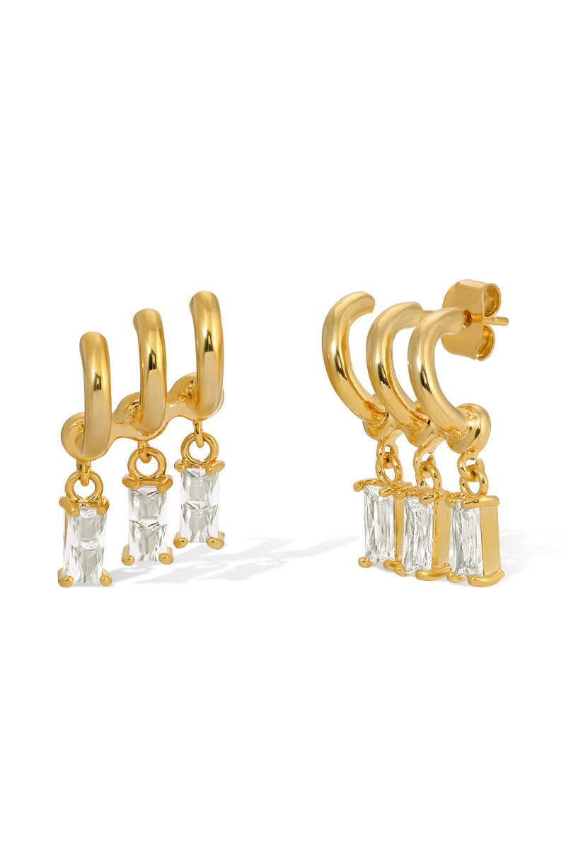 Mira Ear Climbers - Gold