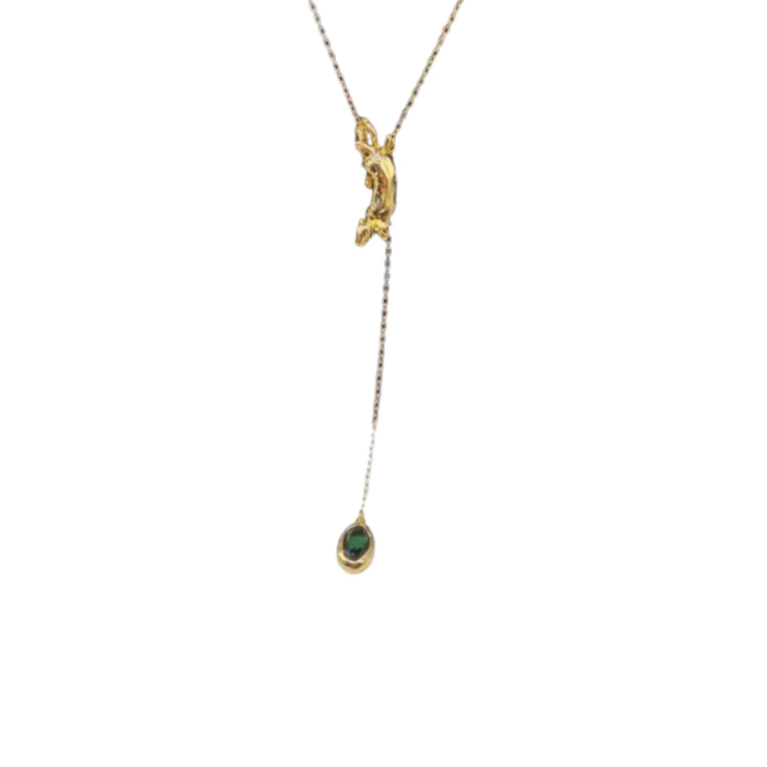 Mia’s Droplet Gemstone Necklace