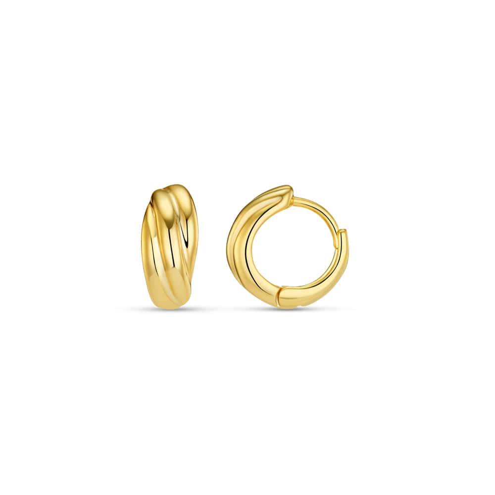 Mini Twist Micro Huggie Hoop Earrings