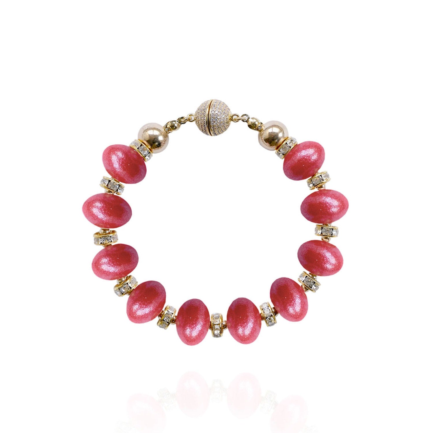 Mika Bracelet In Coral Sunset
