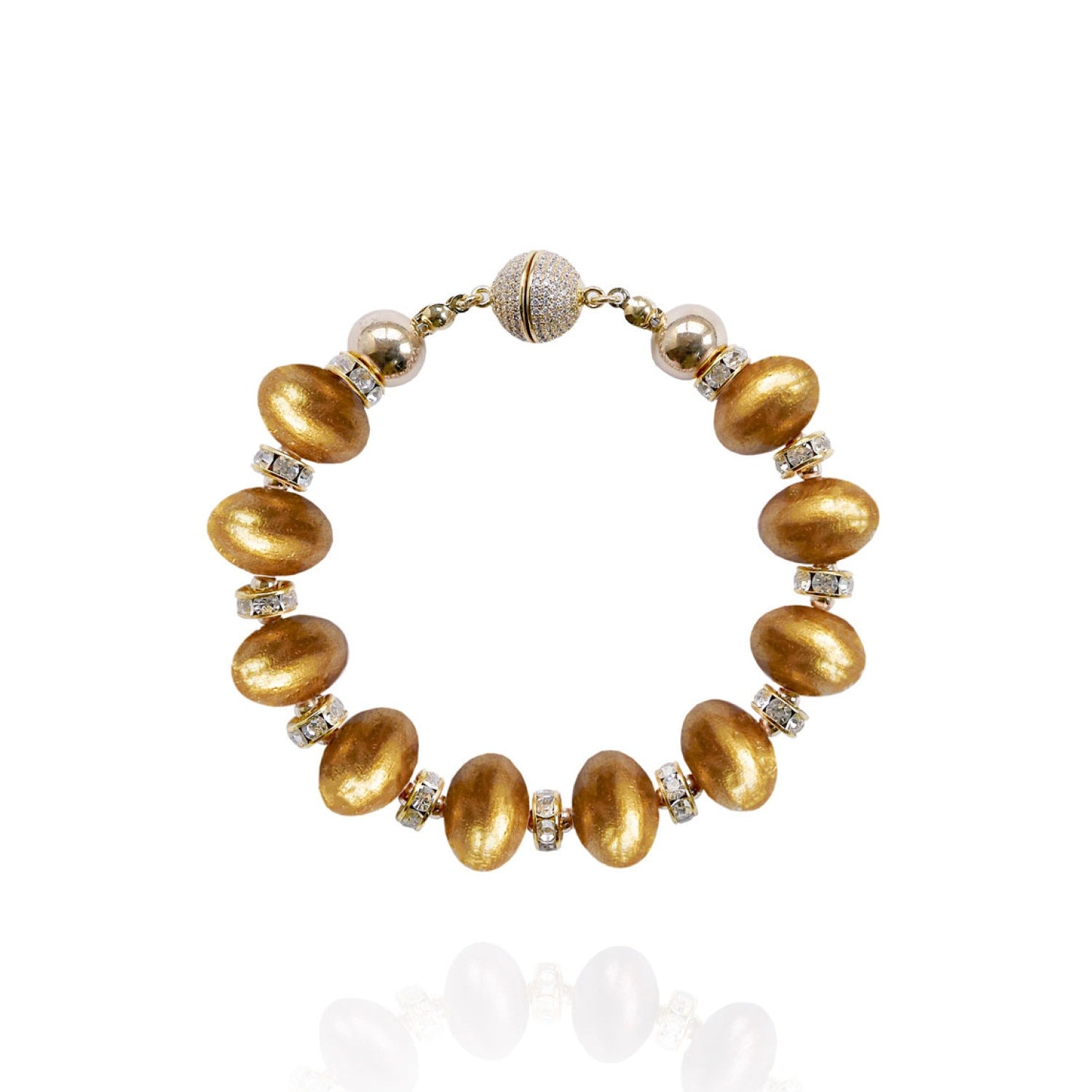 Mika Bracelet In Golden Saffron