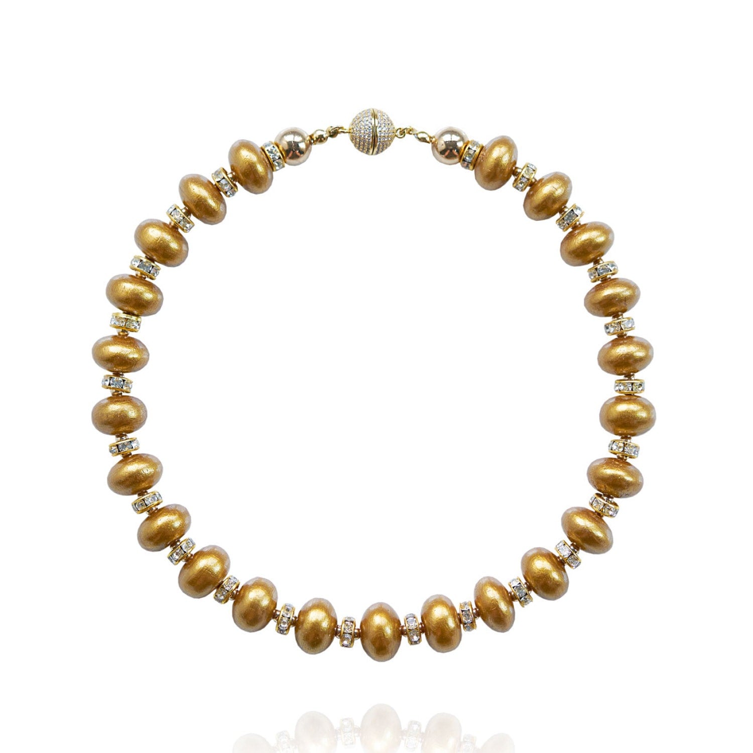 Mika Necklace In Golden Saffron