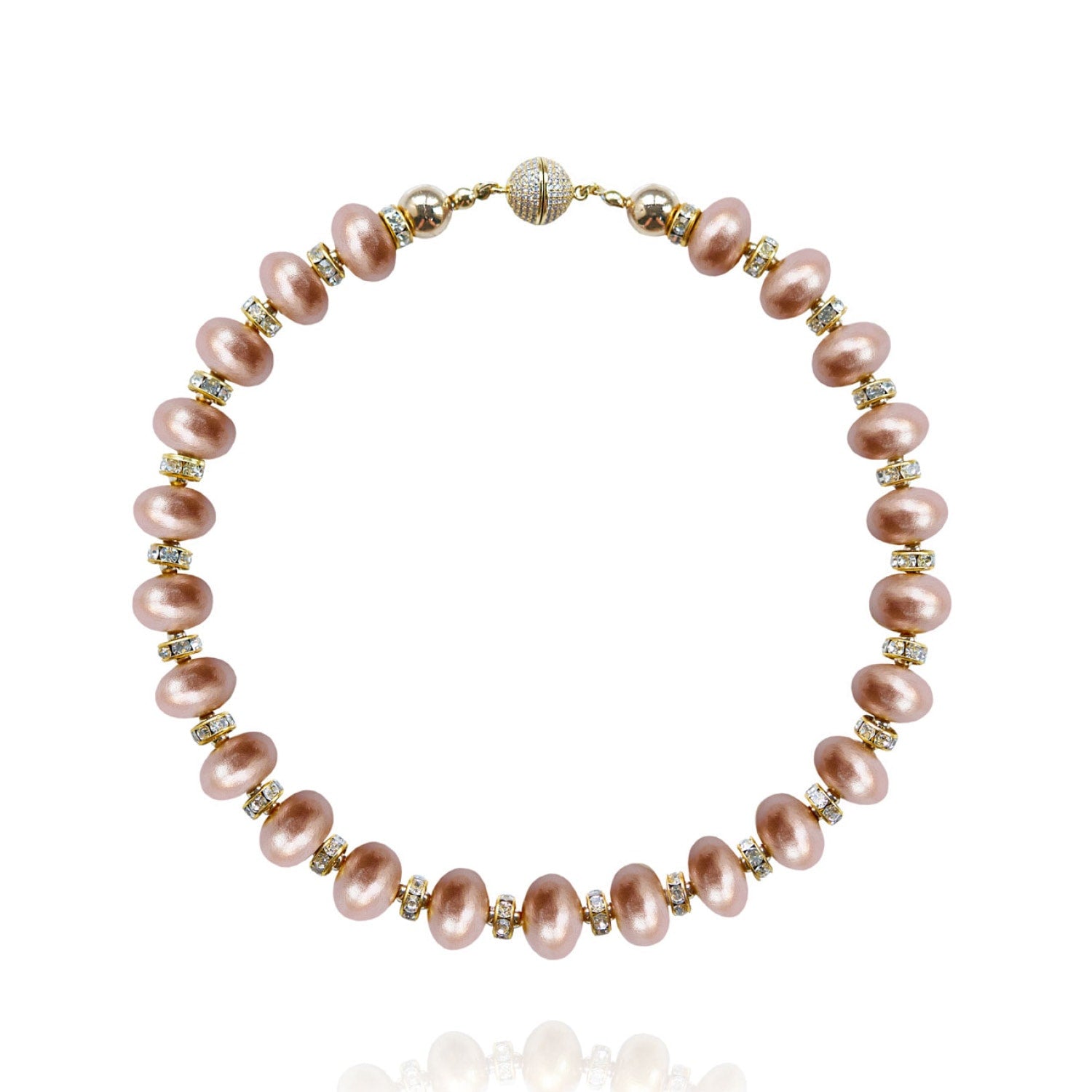Mika Necklace In Noble Blush