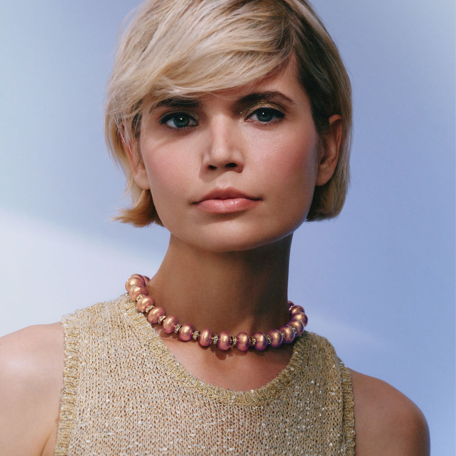 Mika Necklace In Noble Blush