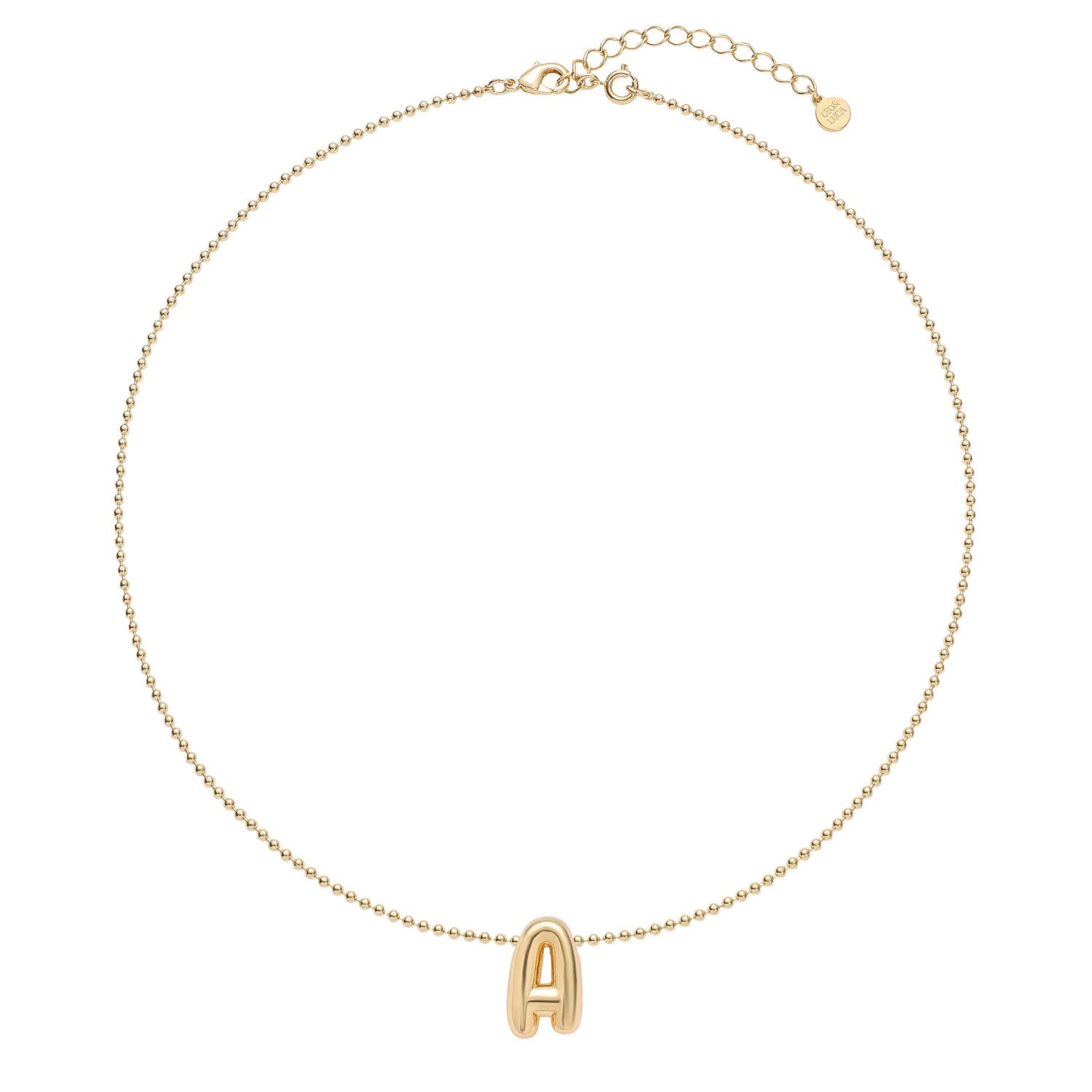 Mini Balloon Initial Necklaces