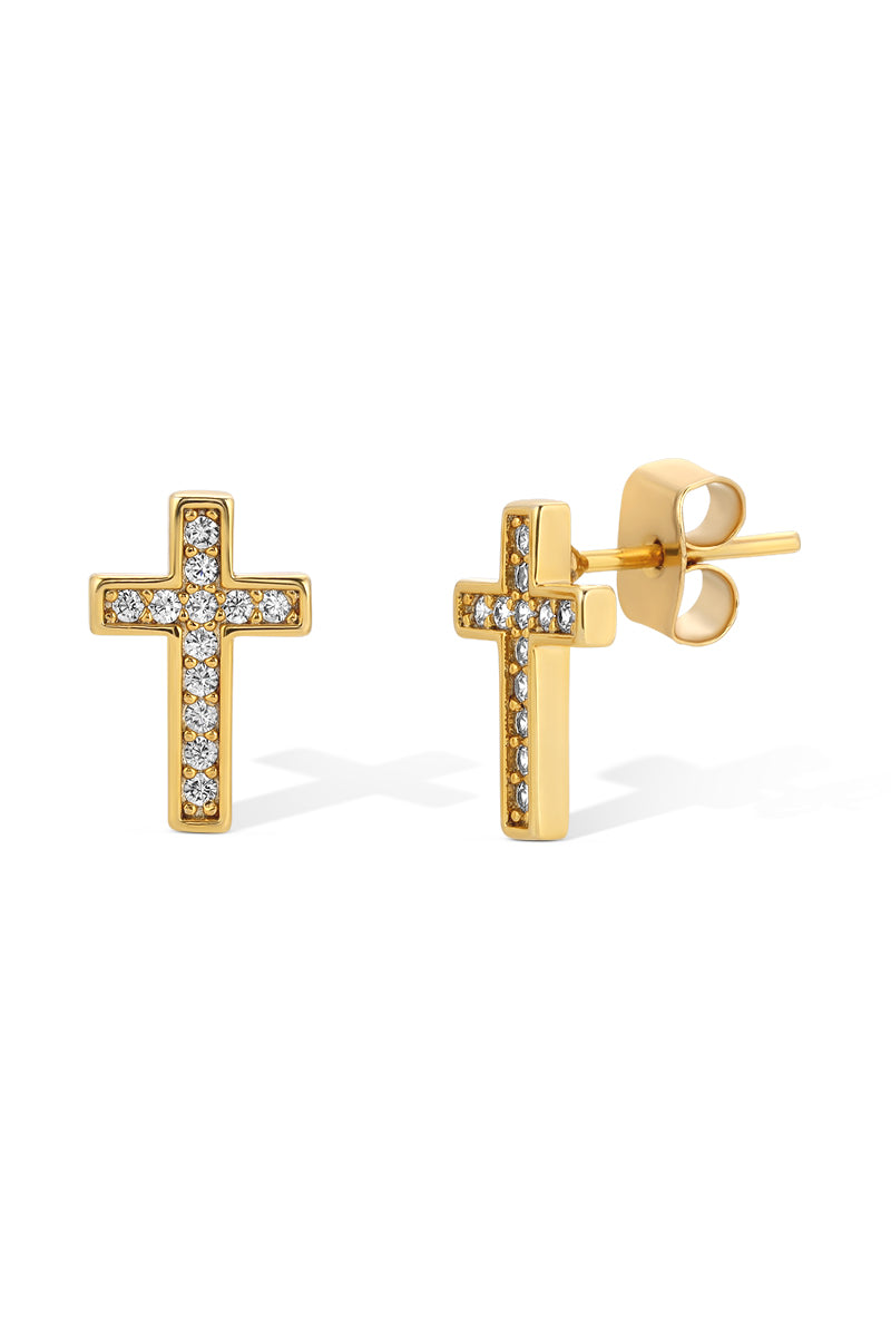 Mini Cross Studs
