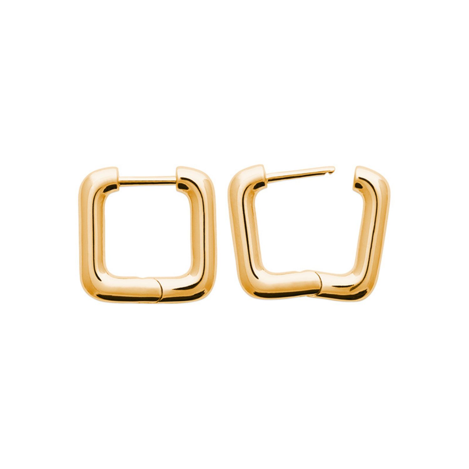 Mini Link Gold Vermeil Add A Charm Earrings