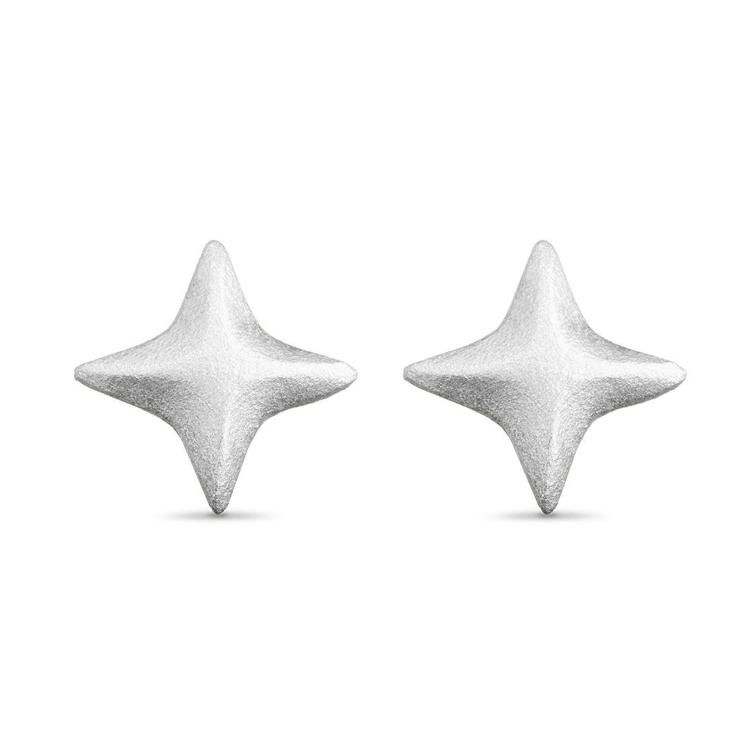 925 Silver Mini Star Stud Earrings