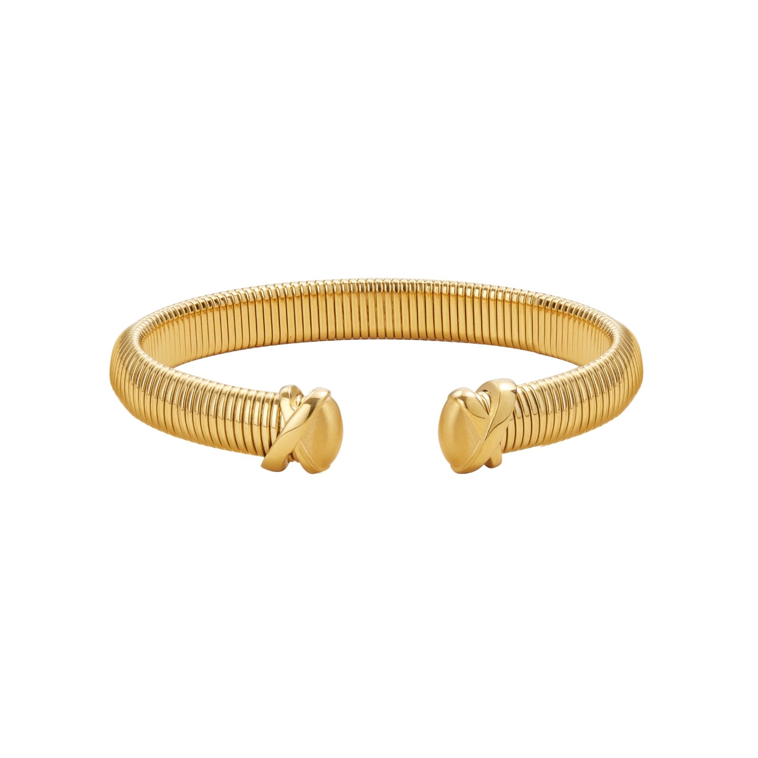 Minimalism Boa Snake Chain Bangle - Gold