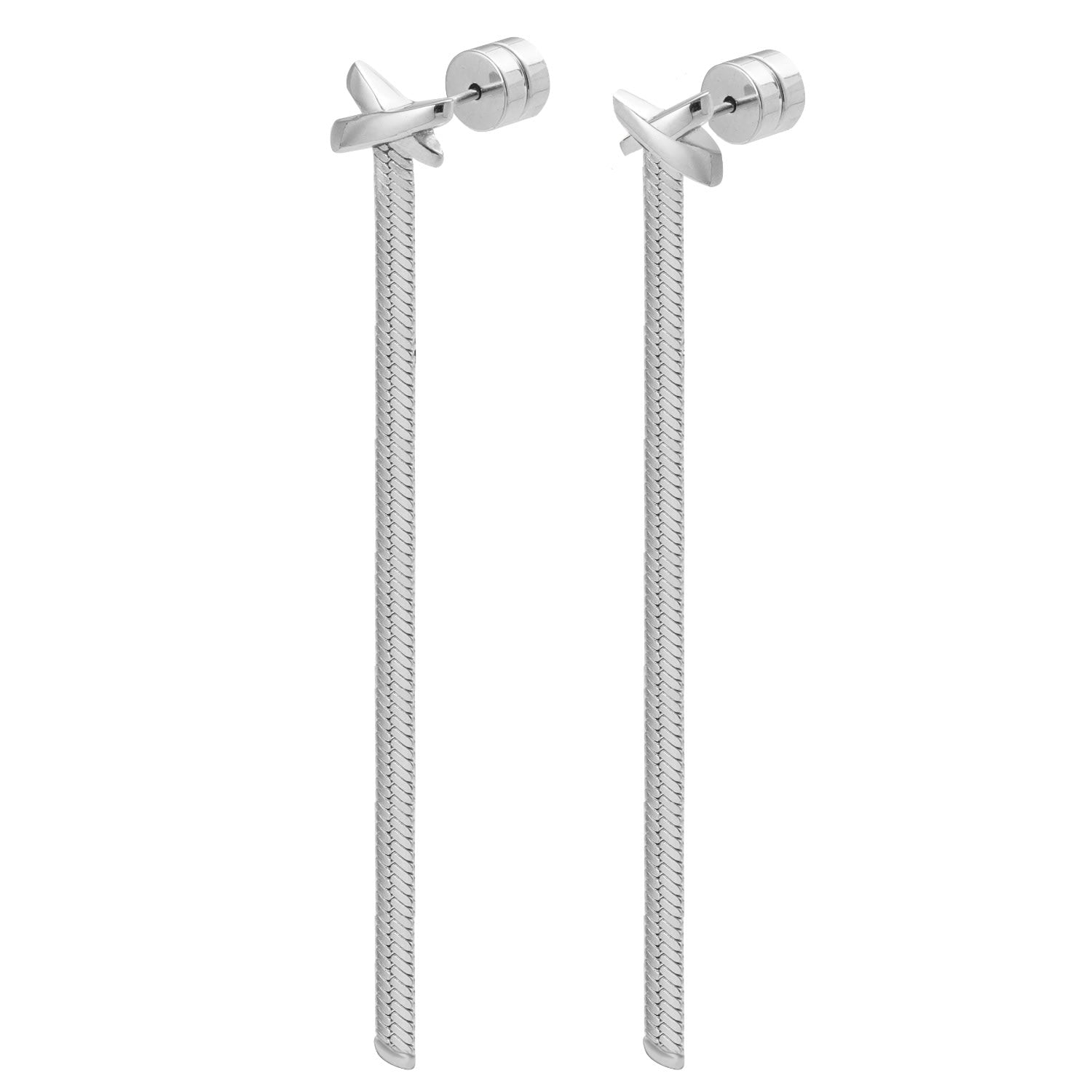 Minimalism Boa Snake Chain Drop Earring