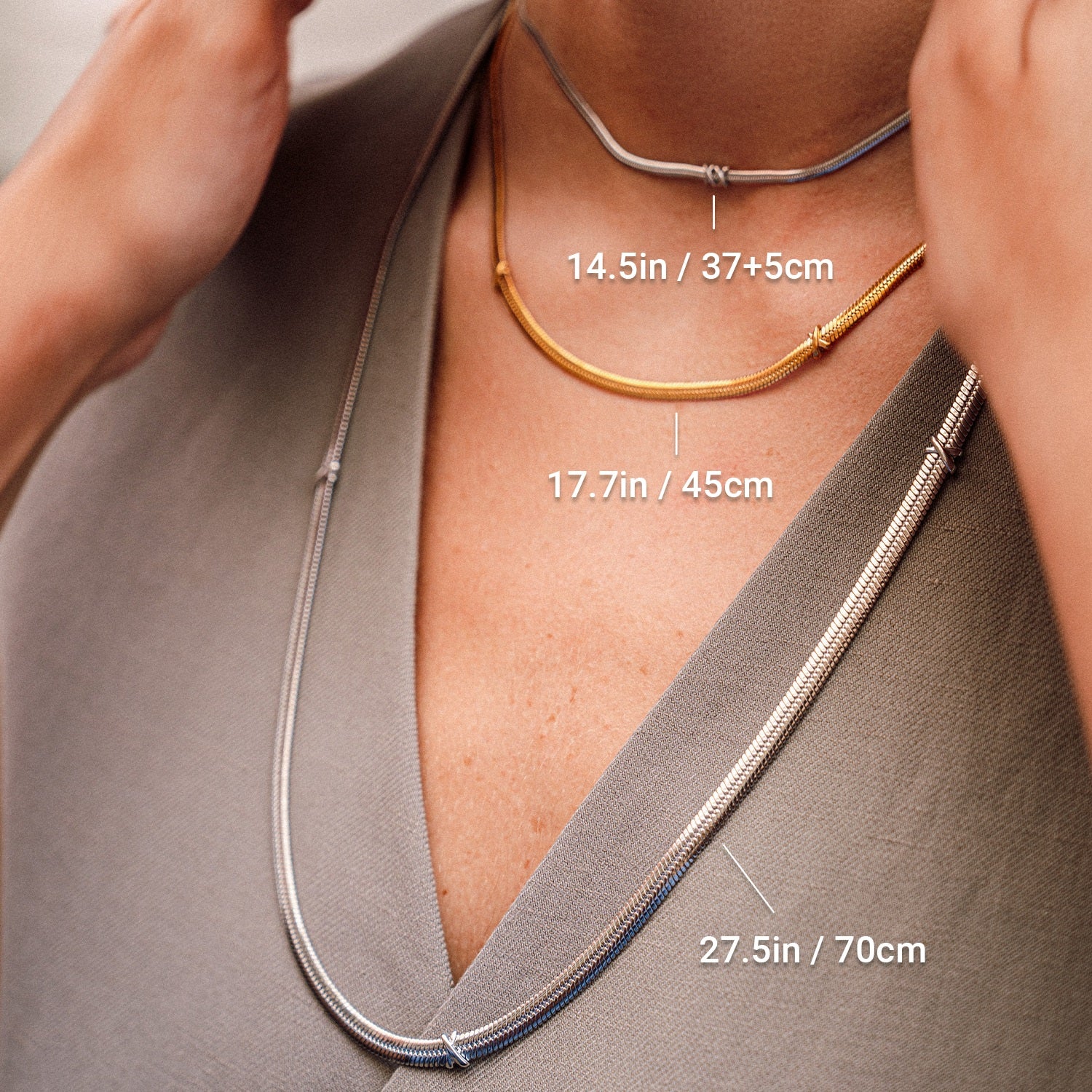 Minimalism Boa Snake Long Chain Necklace