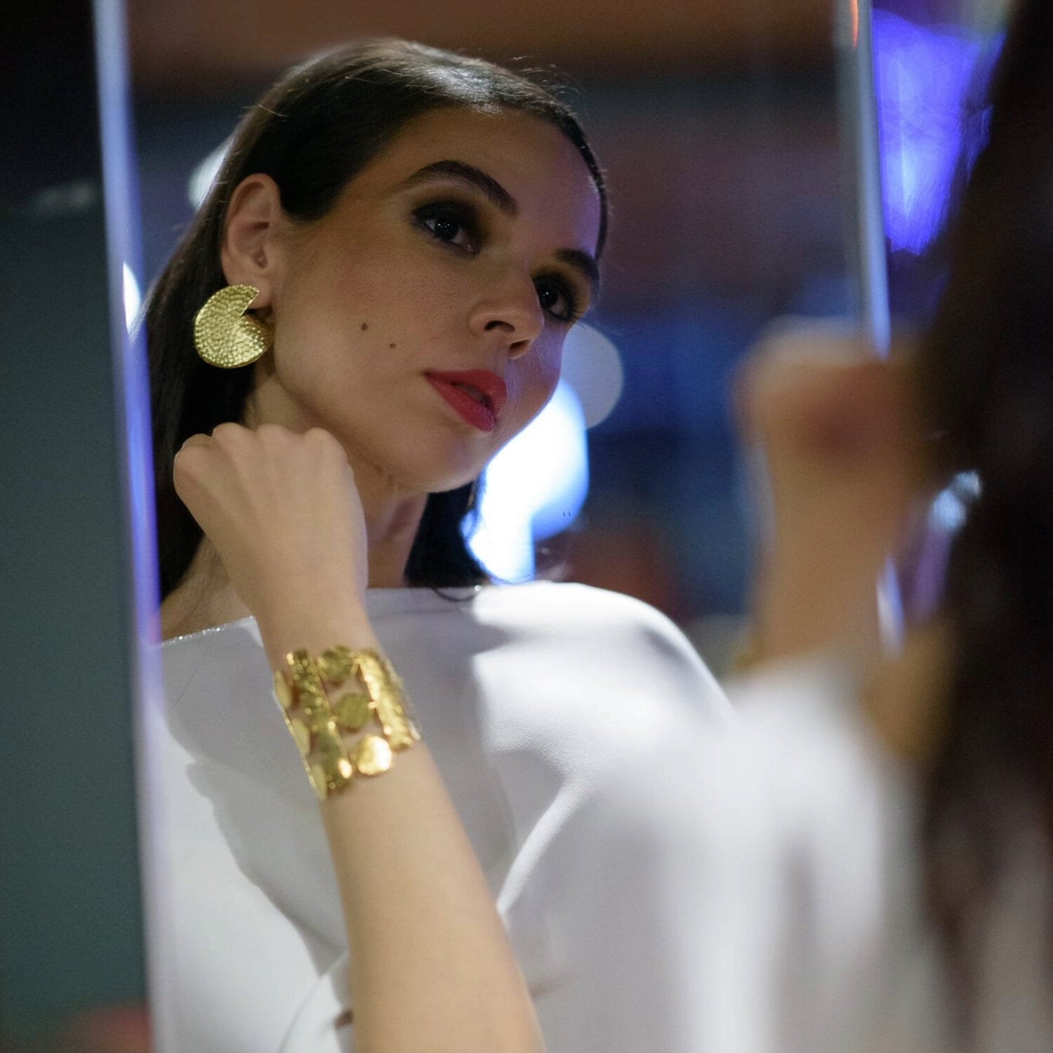 Minted Coin Gold Cuff