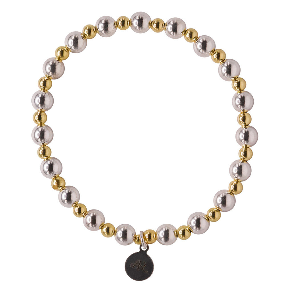 Mix It Up Collection: Chunky Silver & Gold Venus Stacking Bracelet