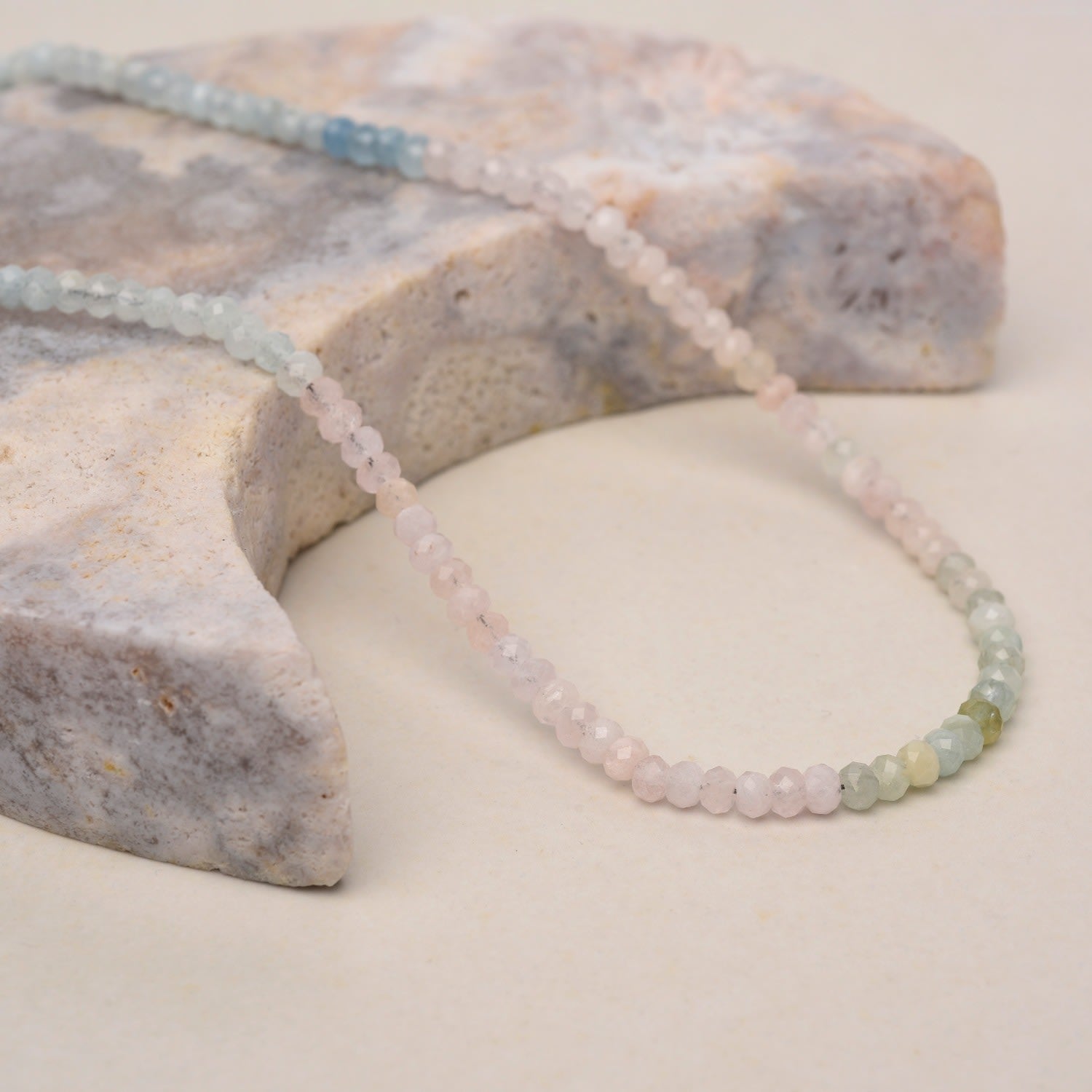 Mixed Beryl Mini Bead Necklace