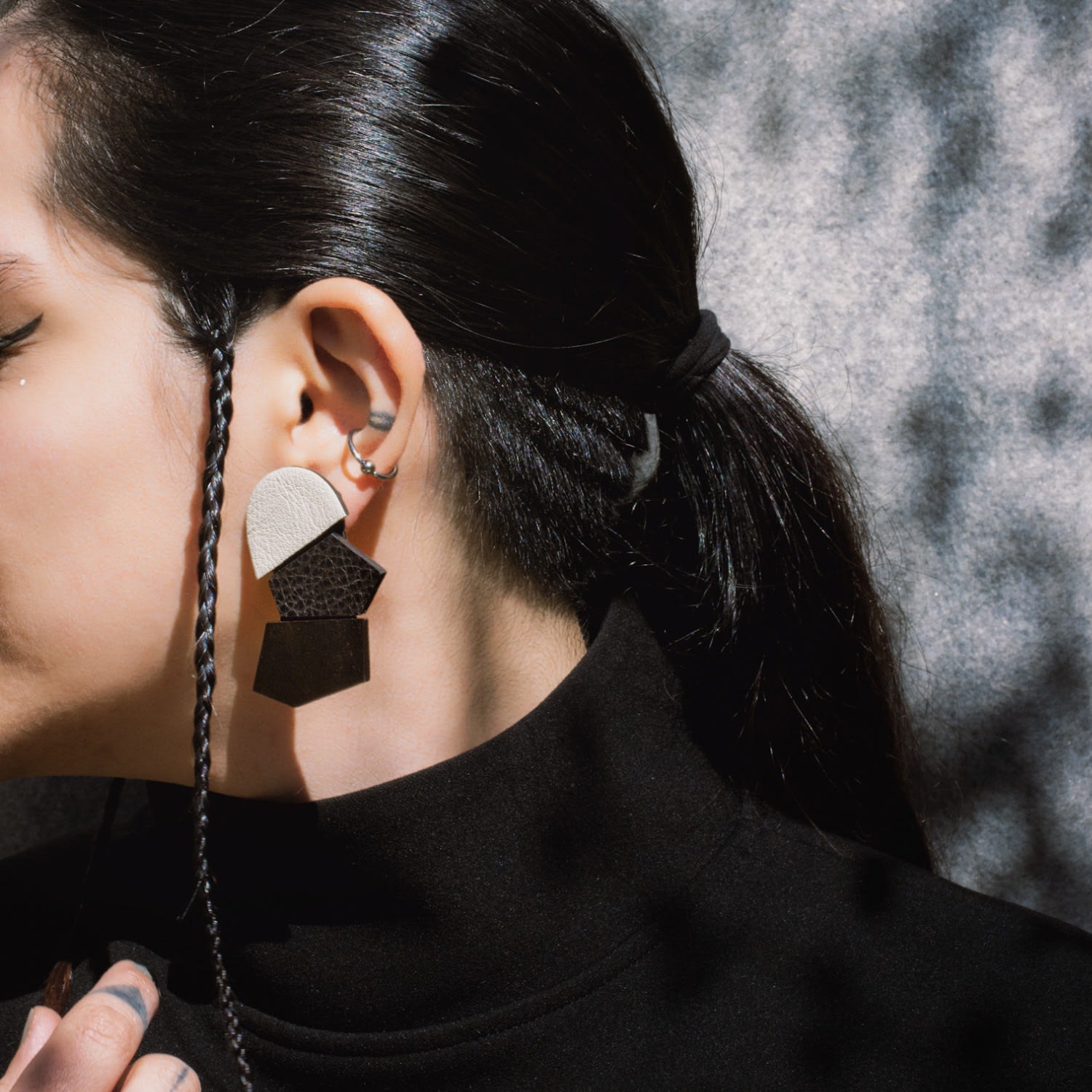 Mixed Shape Stud Earrings