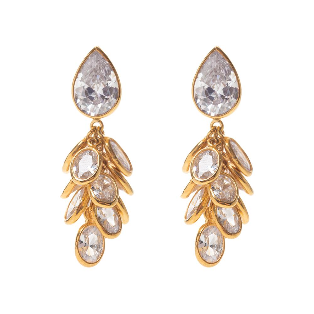 Petite Gold Vermeil Crystal Drops