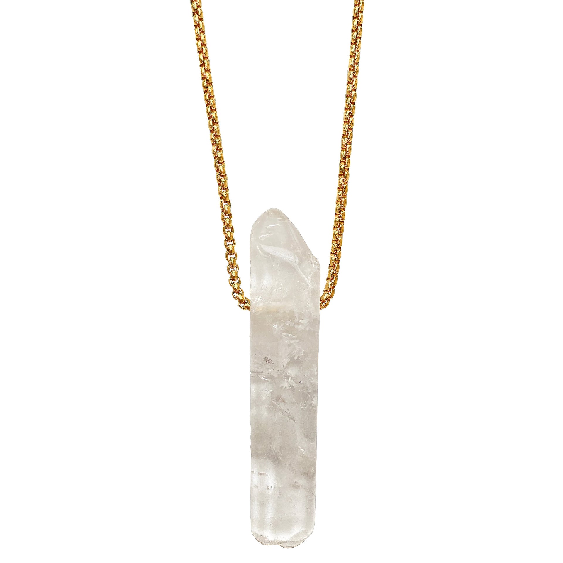 Rough Quartz Necklace Lucy