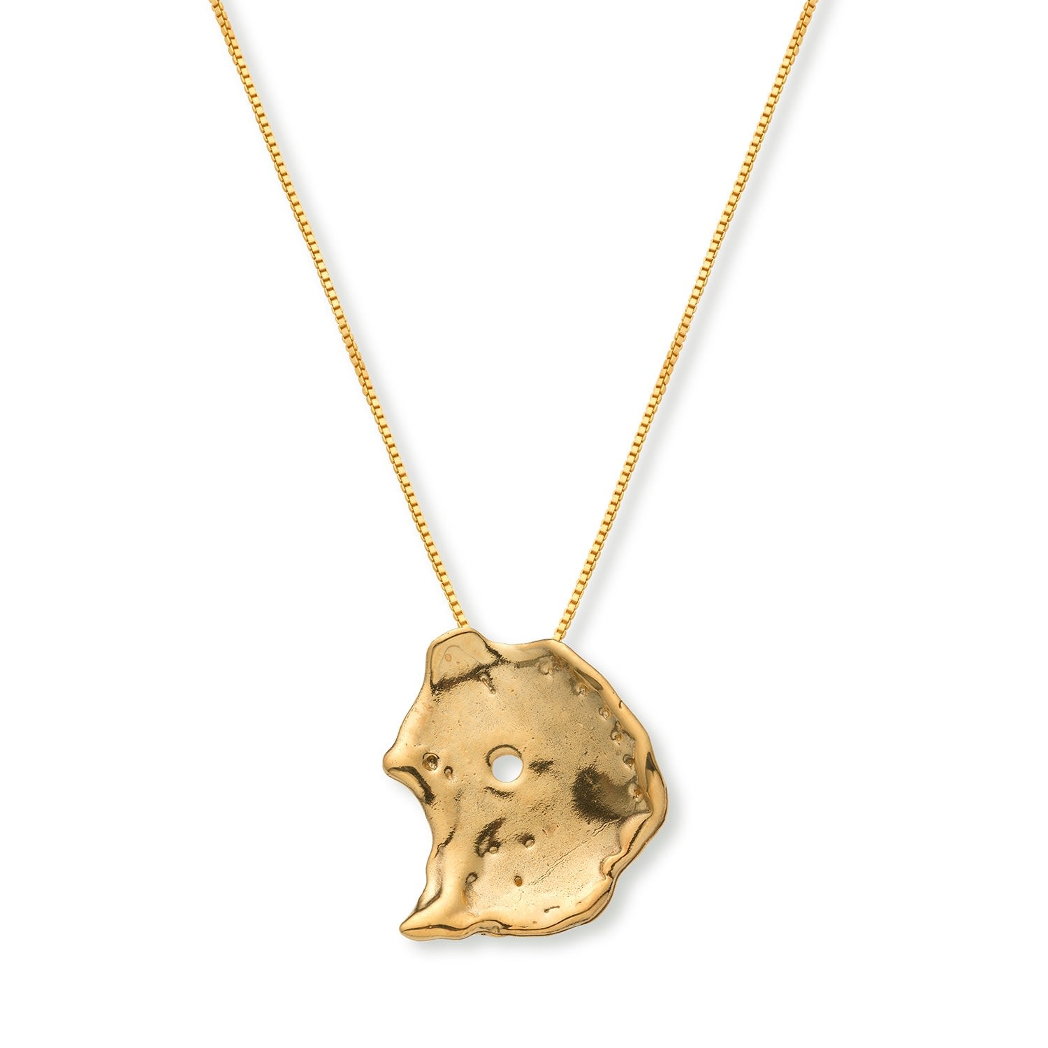 Talisman Moon Necklace Gold