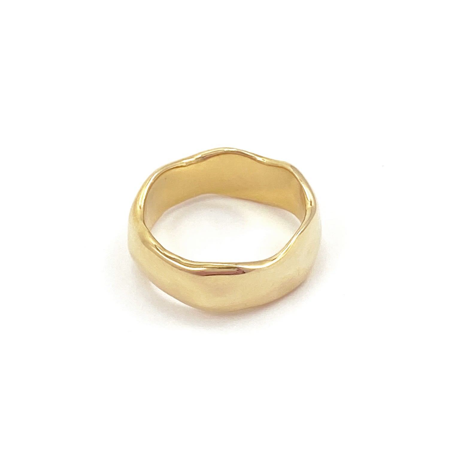 Wavi Ring Thick - Gold