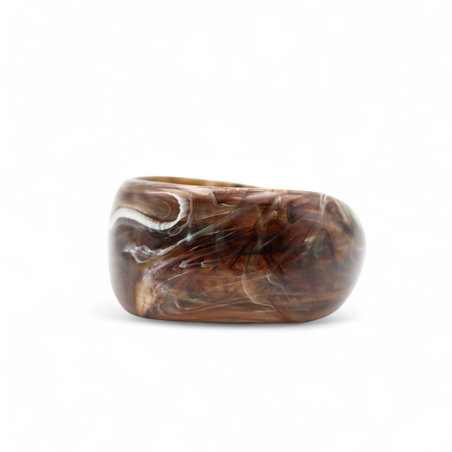 Mocha Marble Bangle