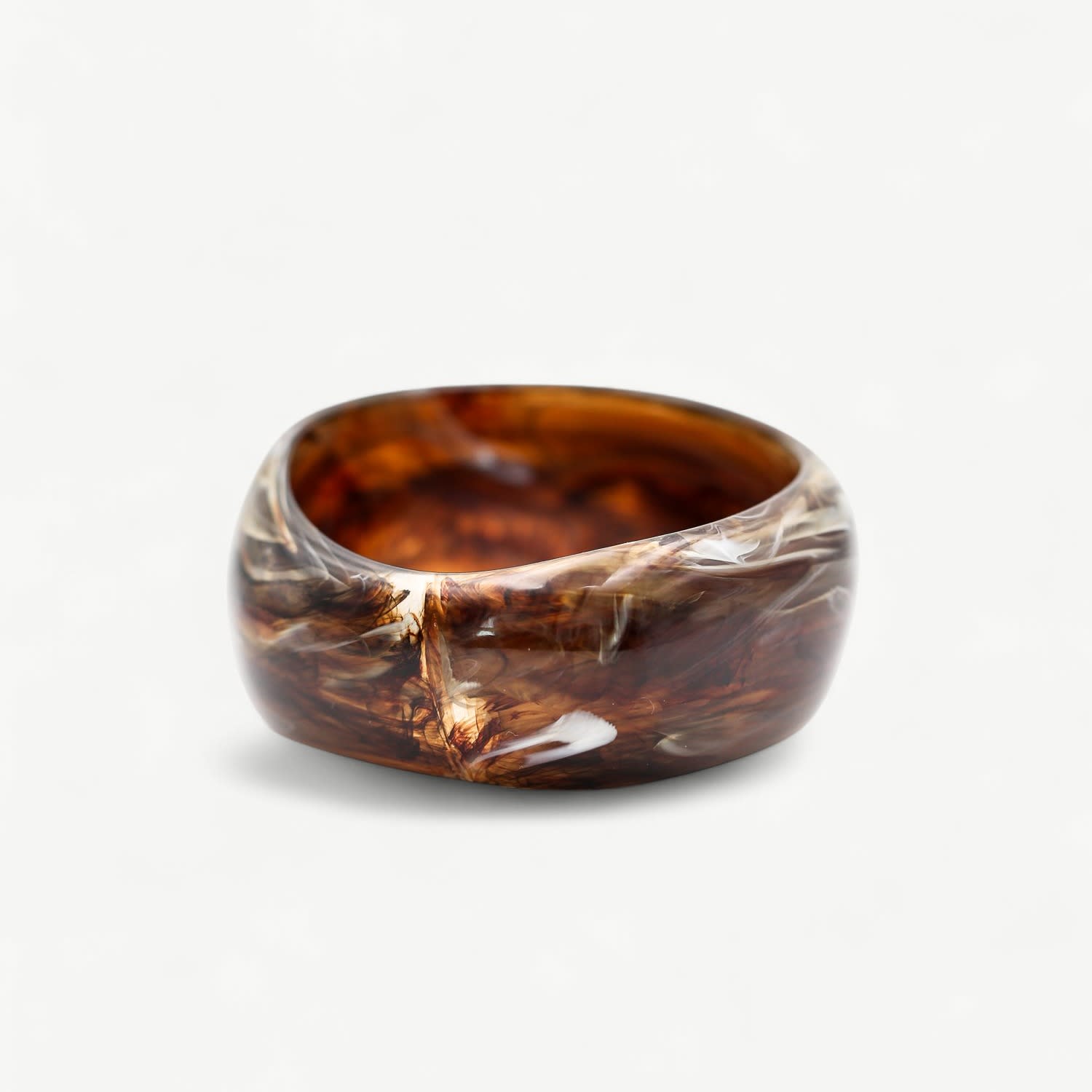 Mocha Marble Bangle