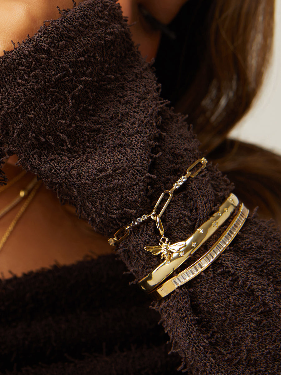 Bee Gold Charm