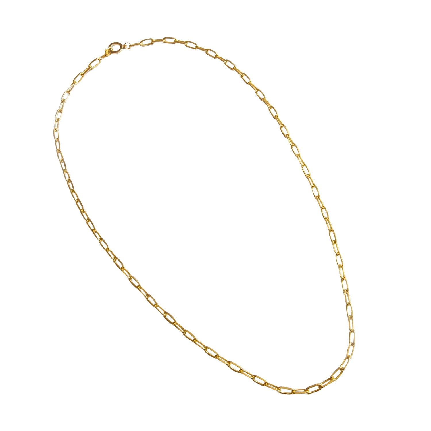 Modern Chain A Necklace Gold Link Layering Chain Link Chains