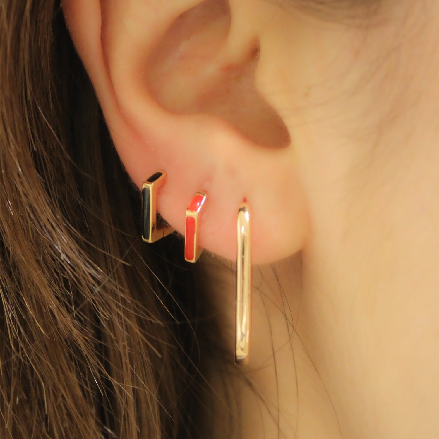 Modern Hoop Earrings