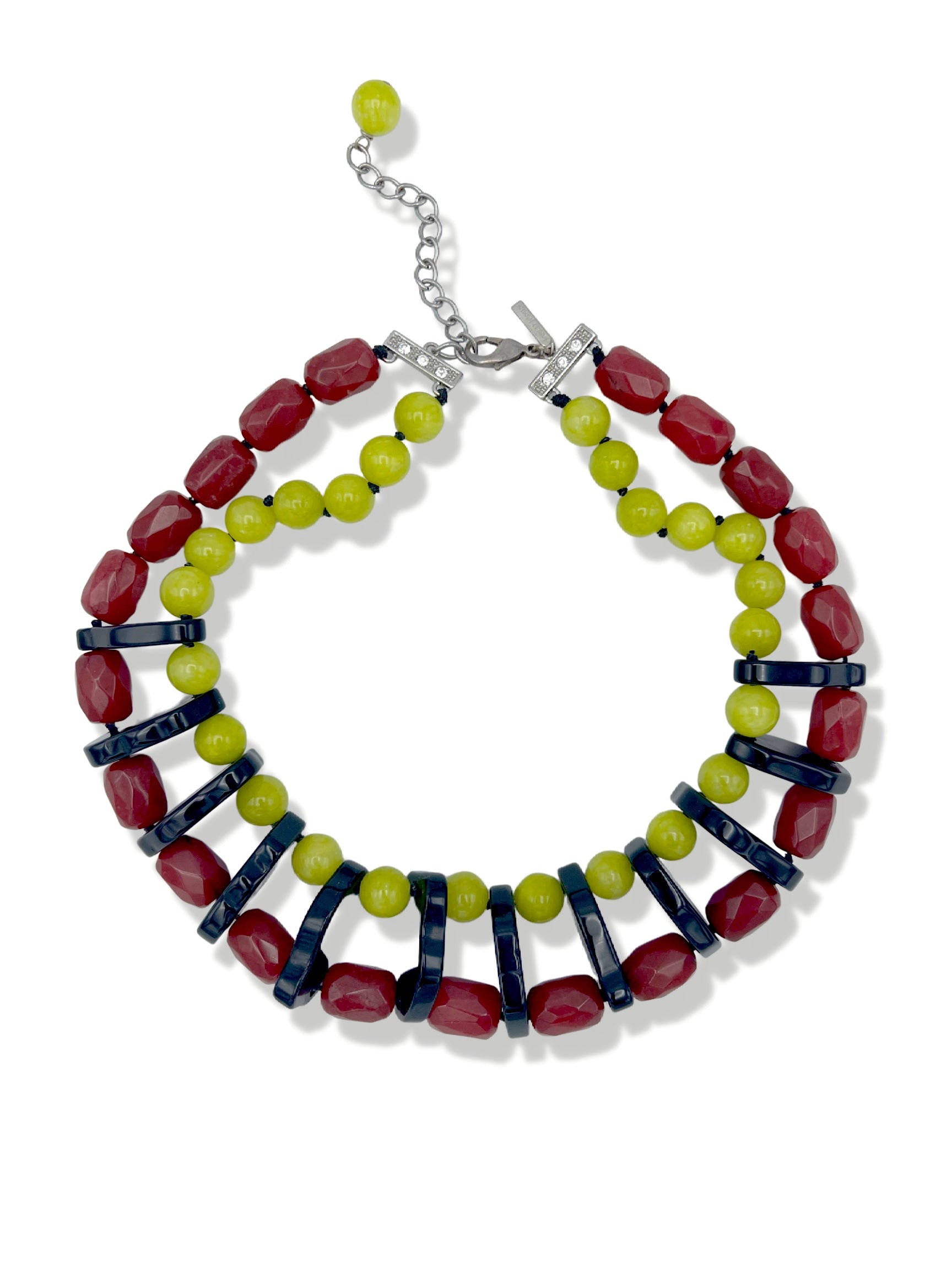 Modern Mix Gemstone Necklace