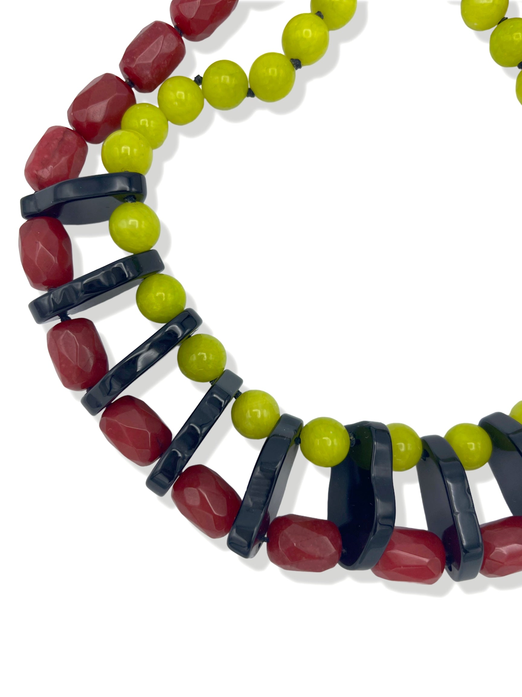 Modern Mix Gemstone Necklace