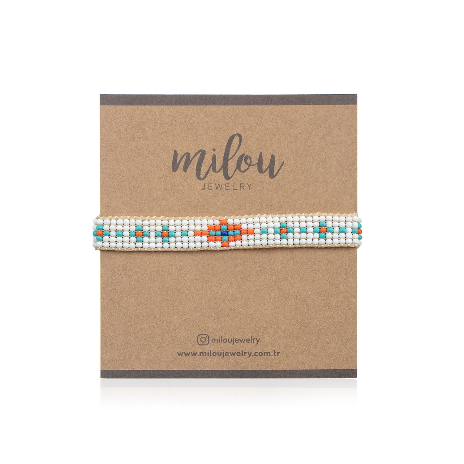 Molly Beaded Bracelet - Yellow & Orange