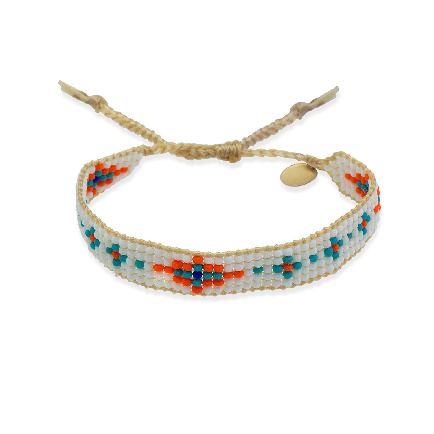 Molly Beaded Bracelet - Yellow & Orange