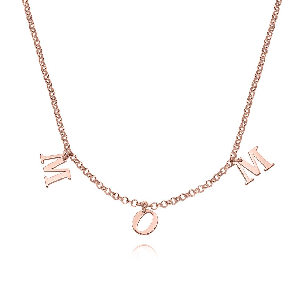 Mom Necklace in 18K Rose Gold Plating
