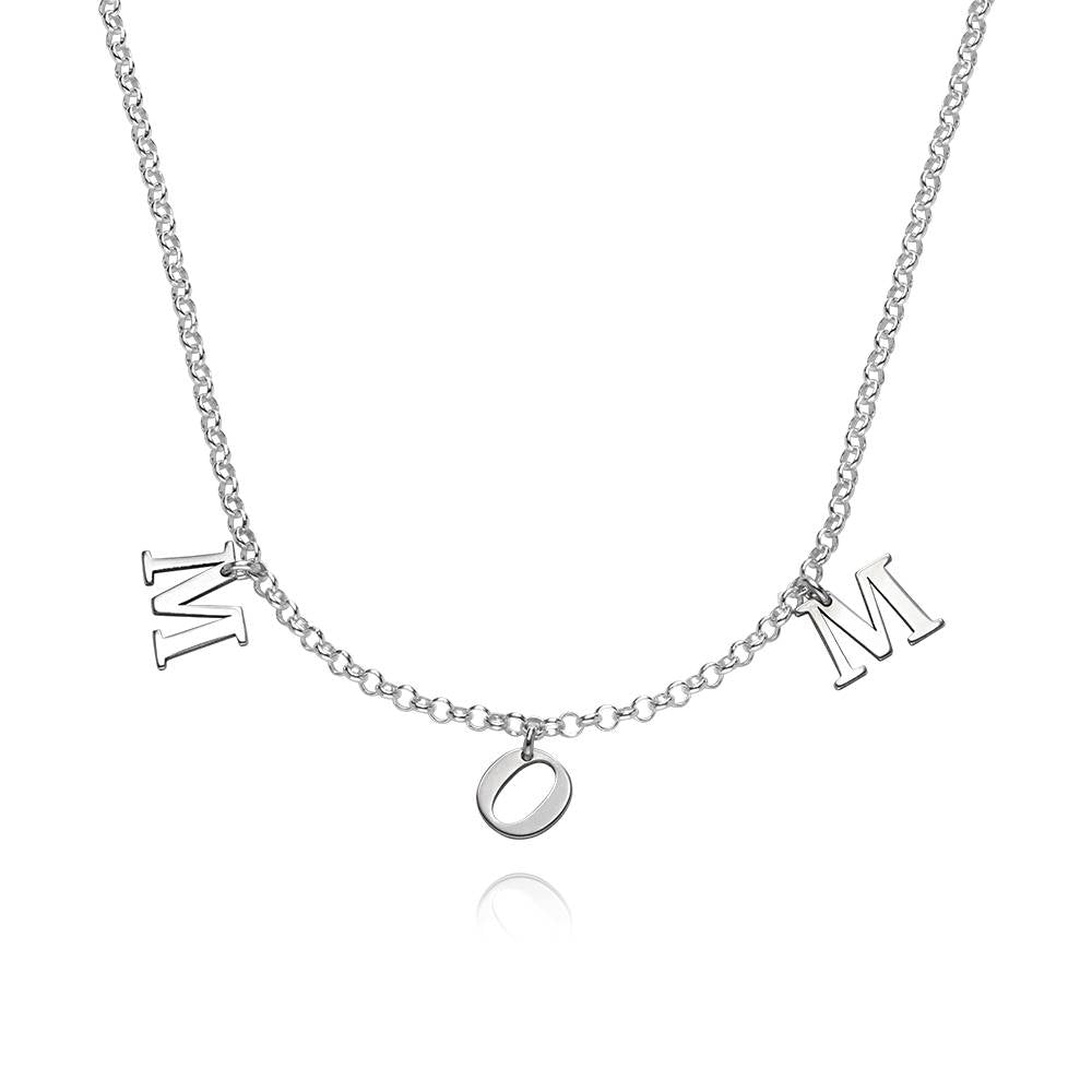Mom Necklace in Sterling Silver