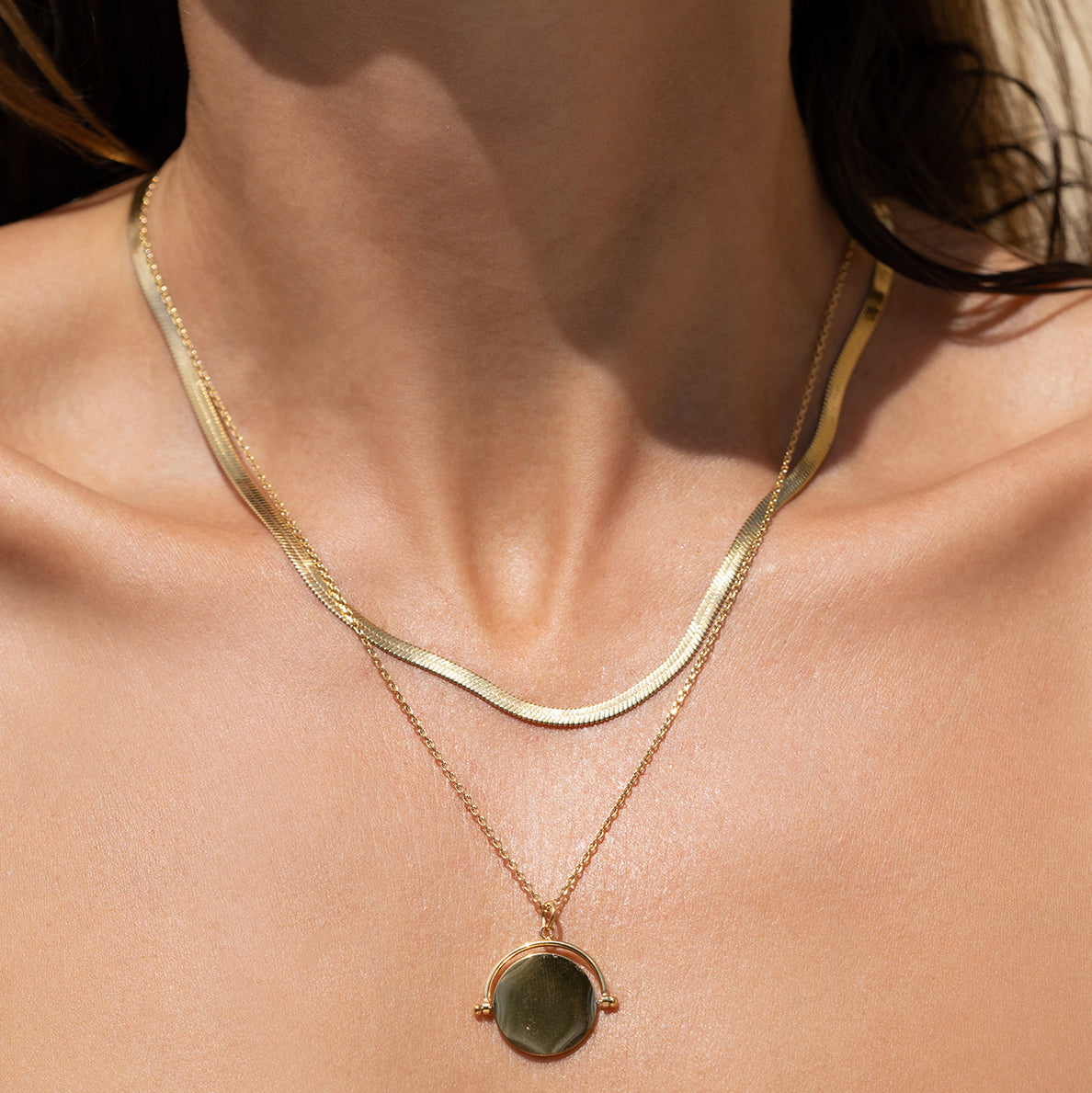 Momento Gold Necklace