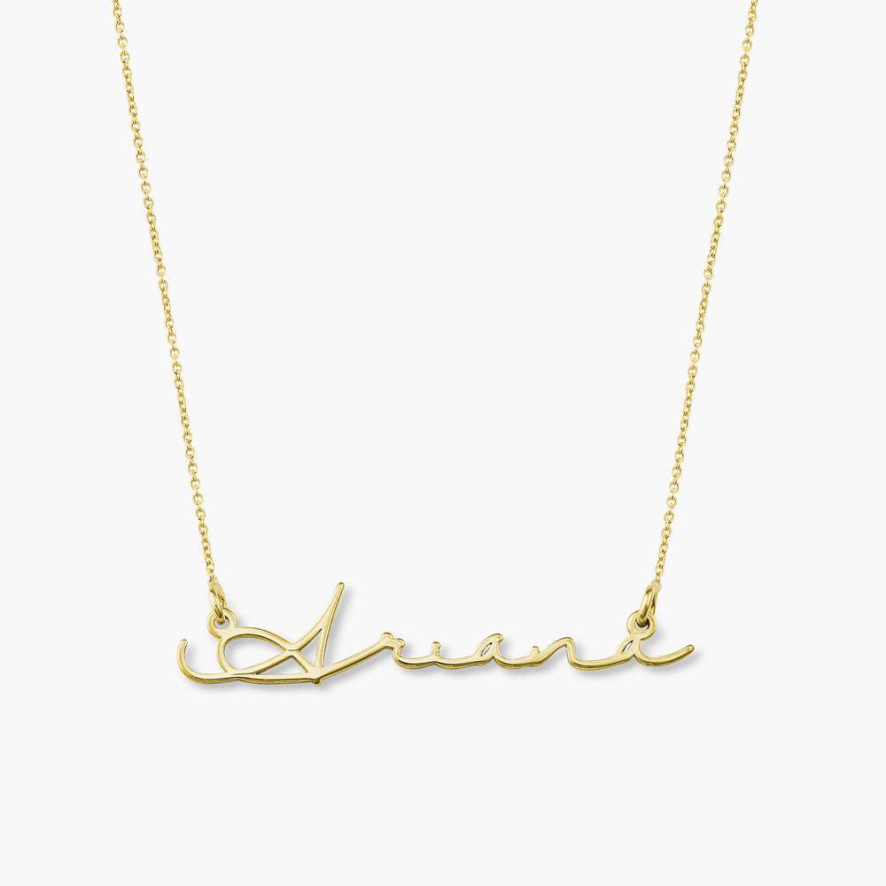 Signature Style Name Necklace in 18k Gold Vermeil