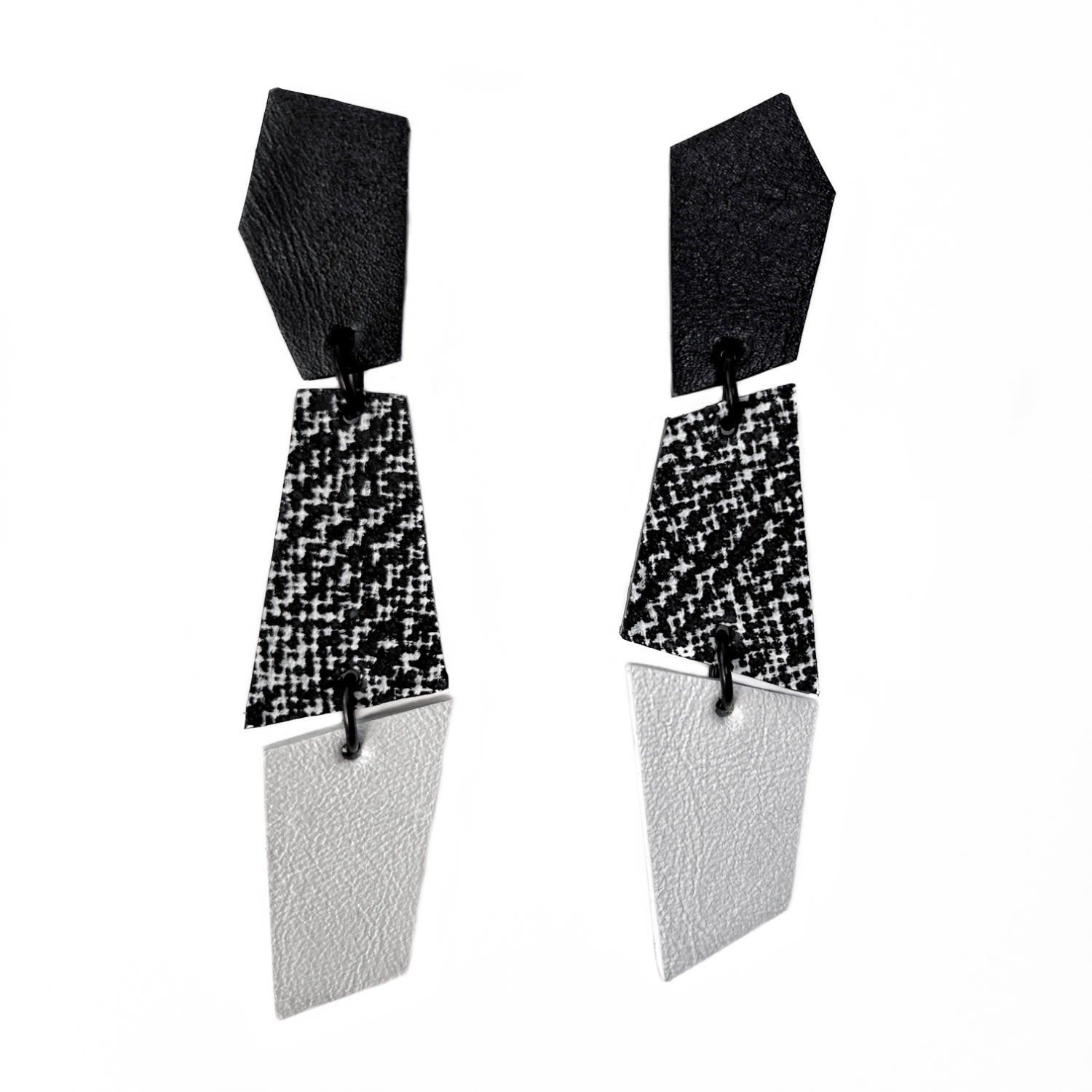 Monochrome Dangle Earrings