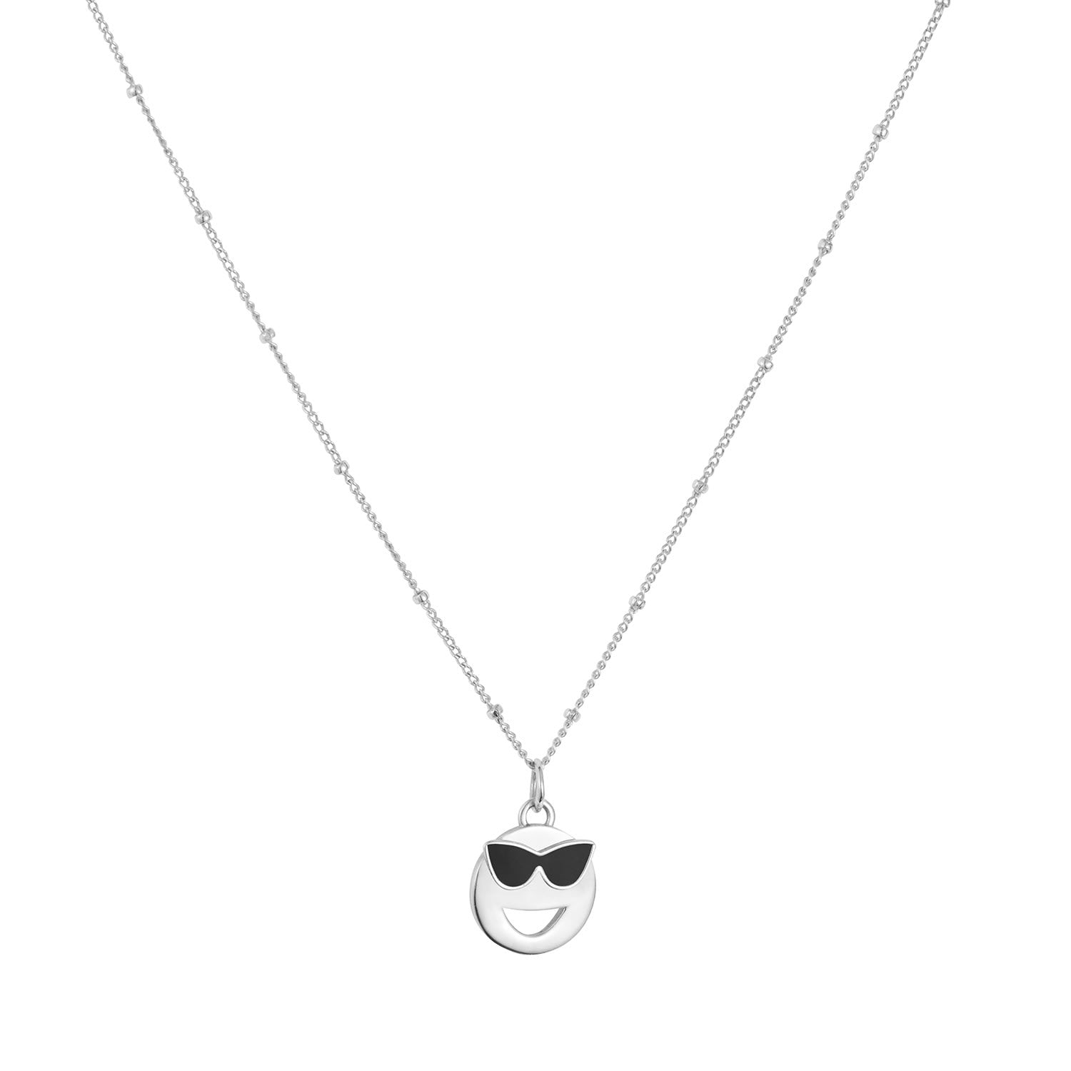 Mood Pendant Necklace Cool - Silver