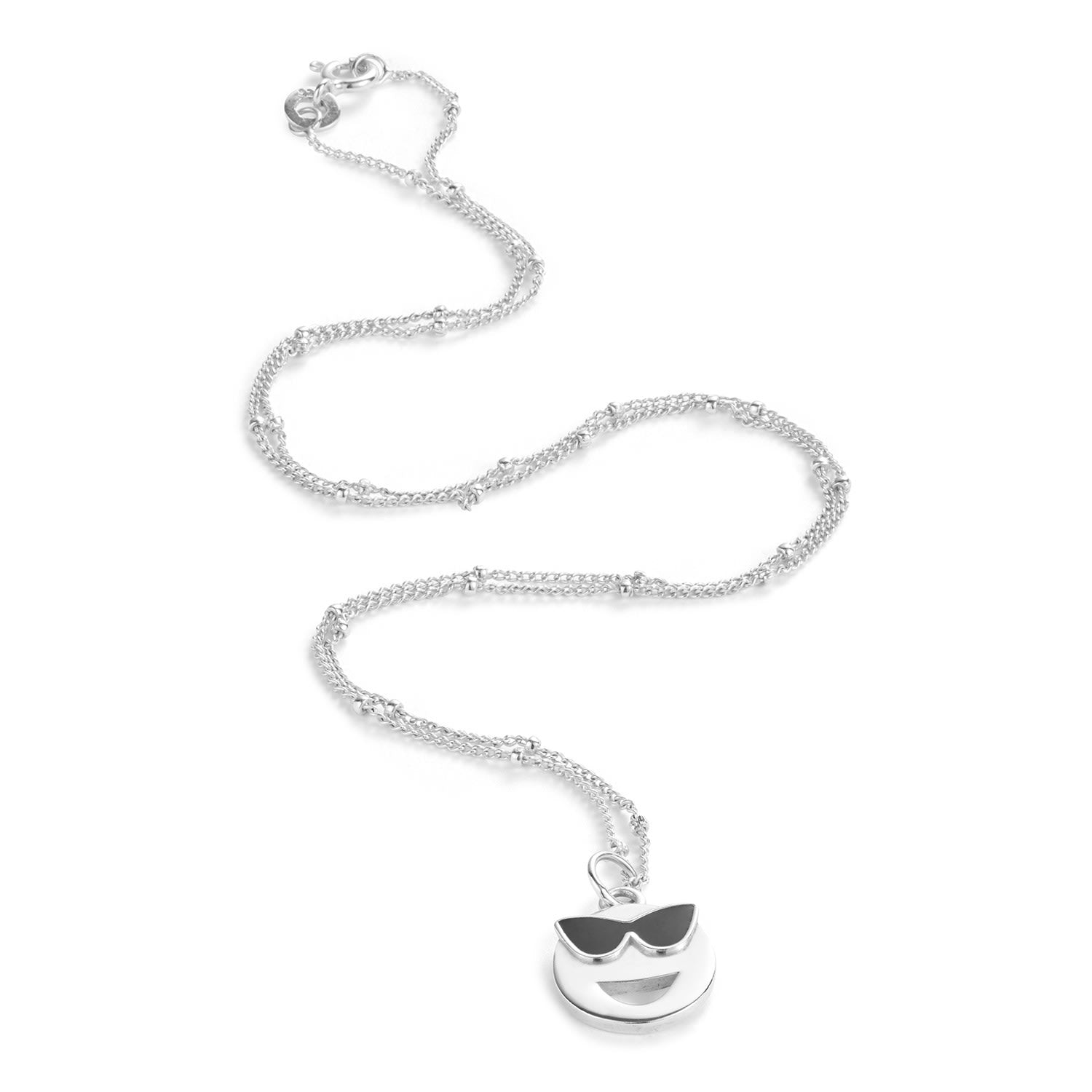Mood Pendant Necklace Cool - Silver