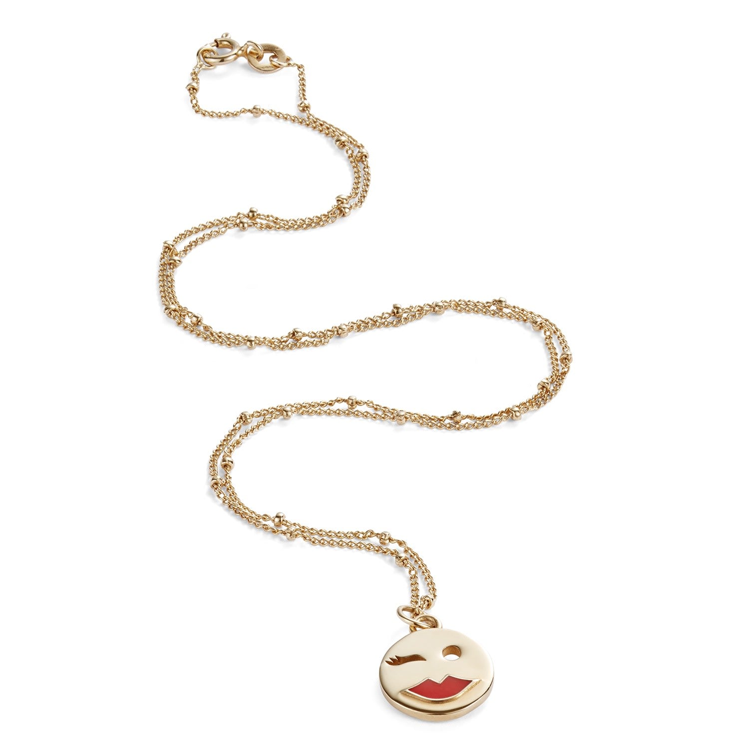 Mood Pendant Necklace Flirty - Gold