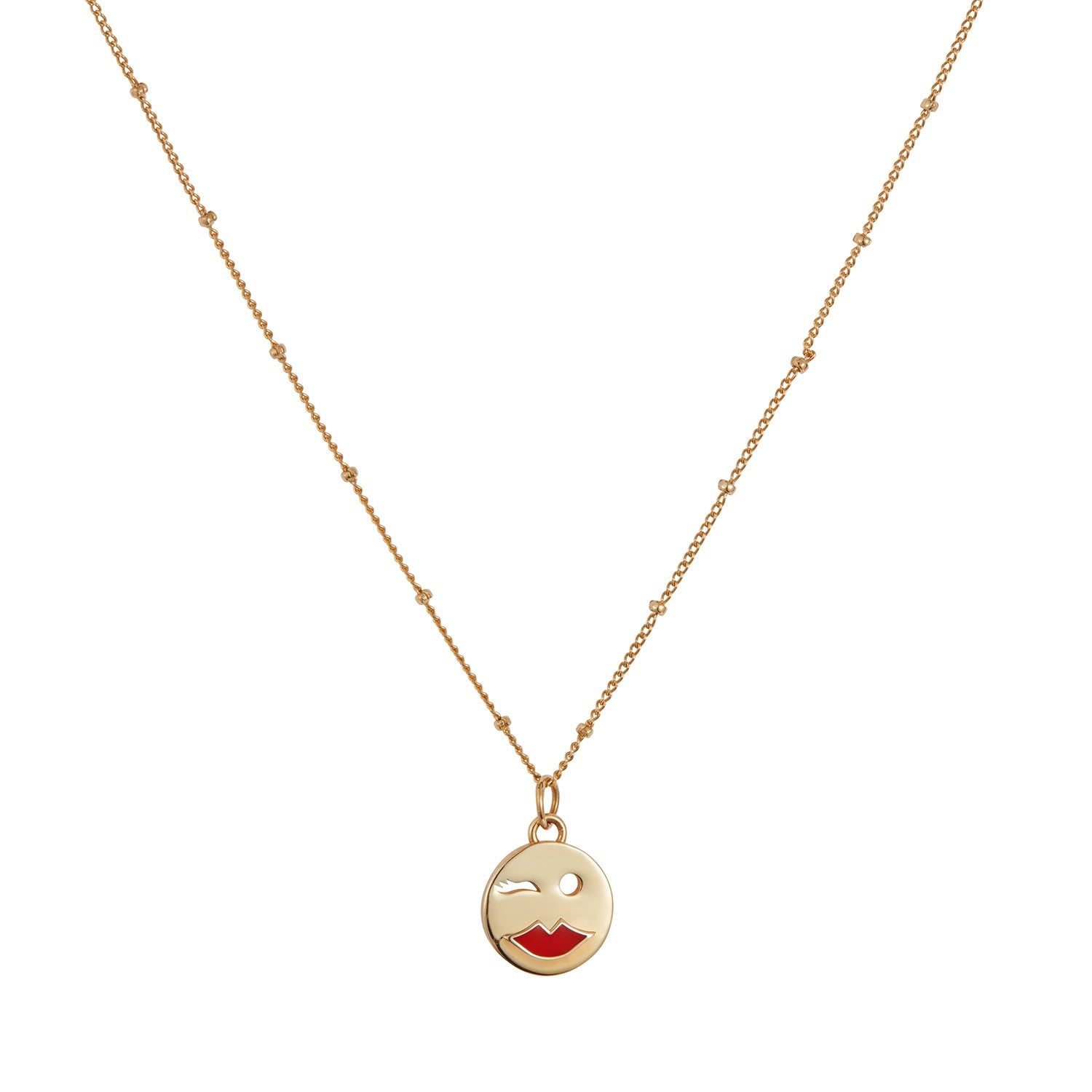Mood Pendant Necklace Flirty - Gold