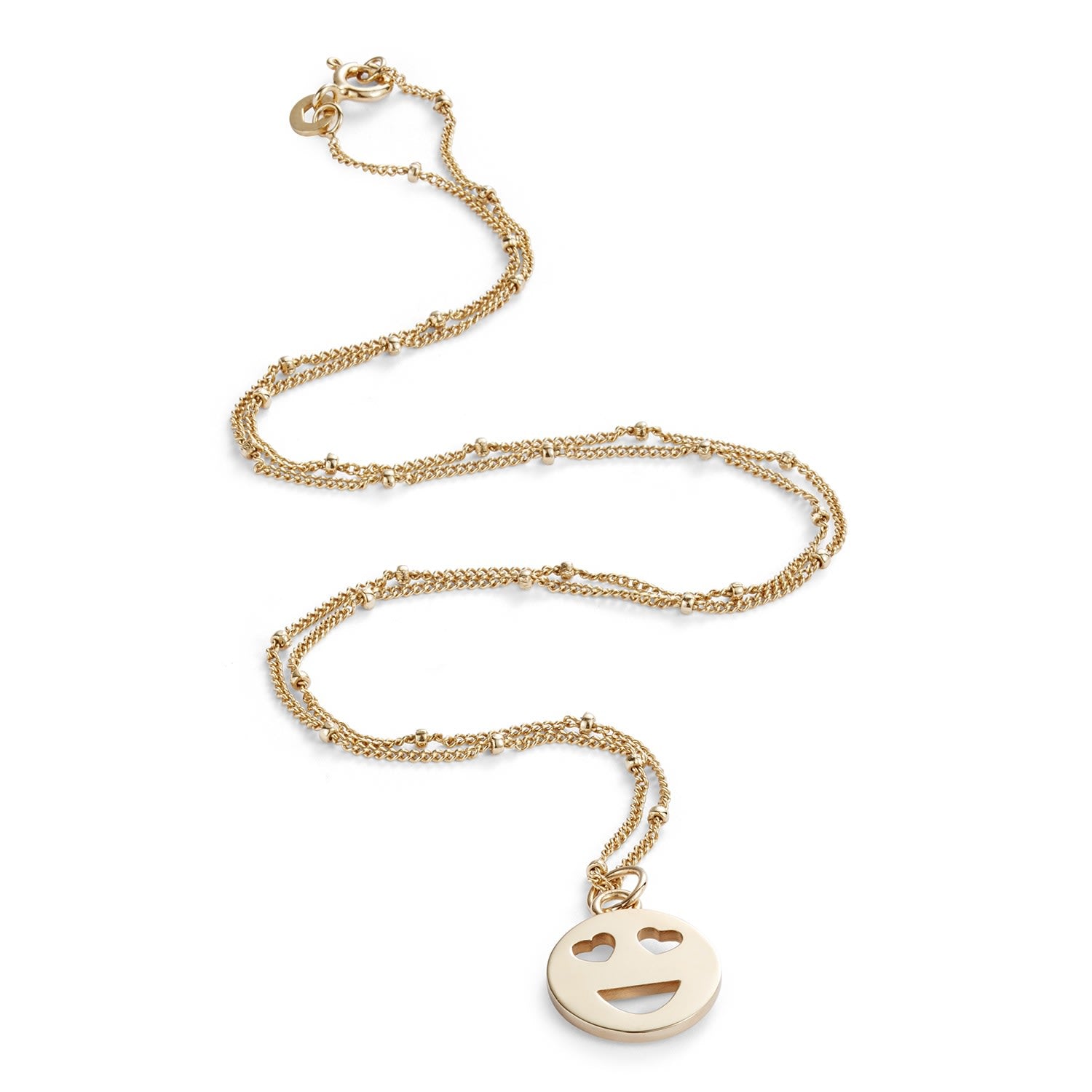 Mood Pendant Necklace Love - Gold