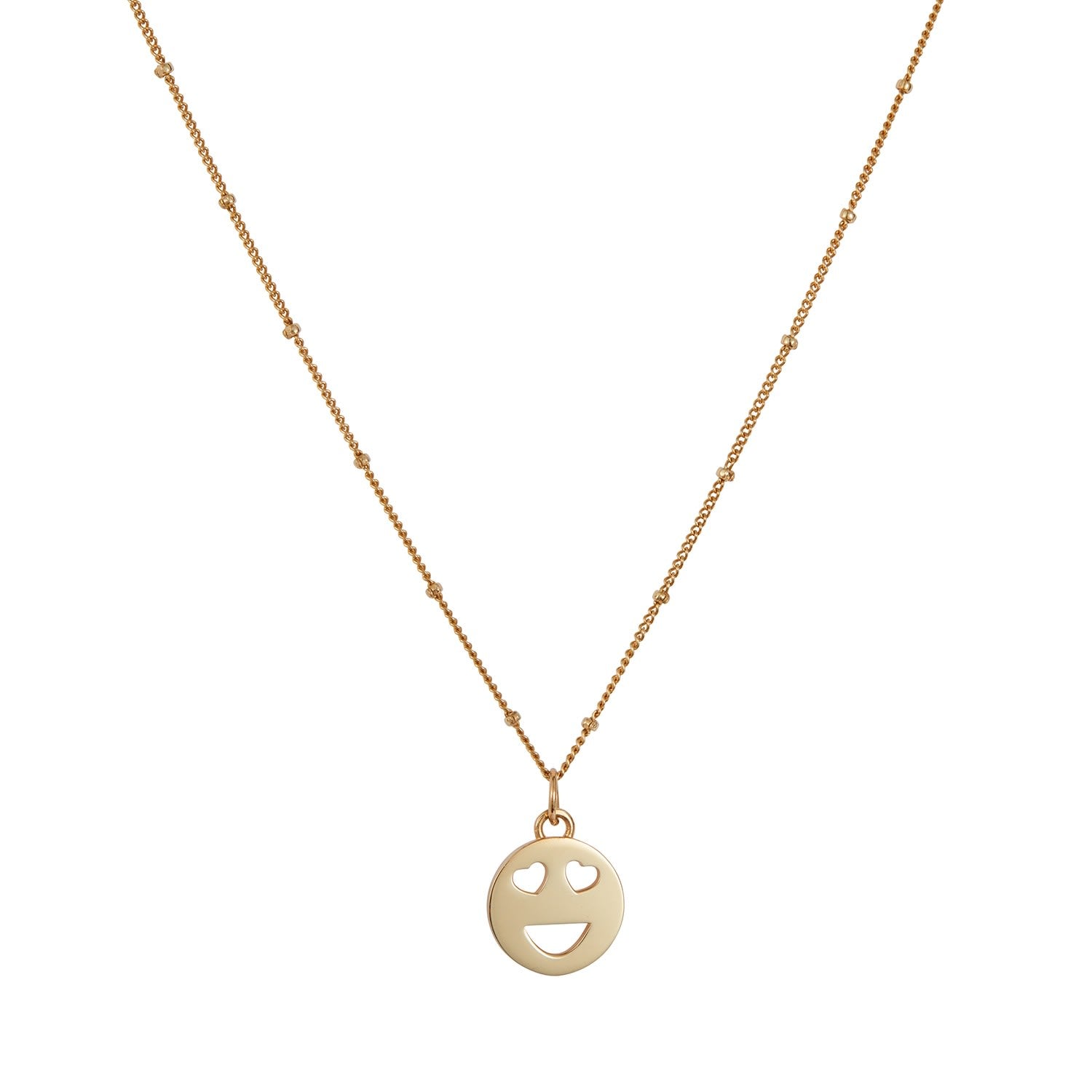 Mood Pendant Necklace Love - Gold